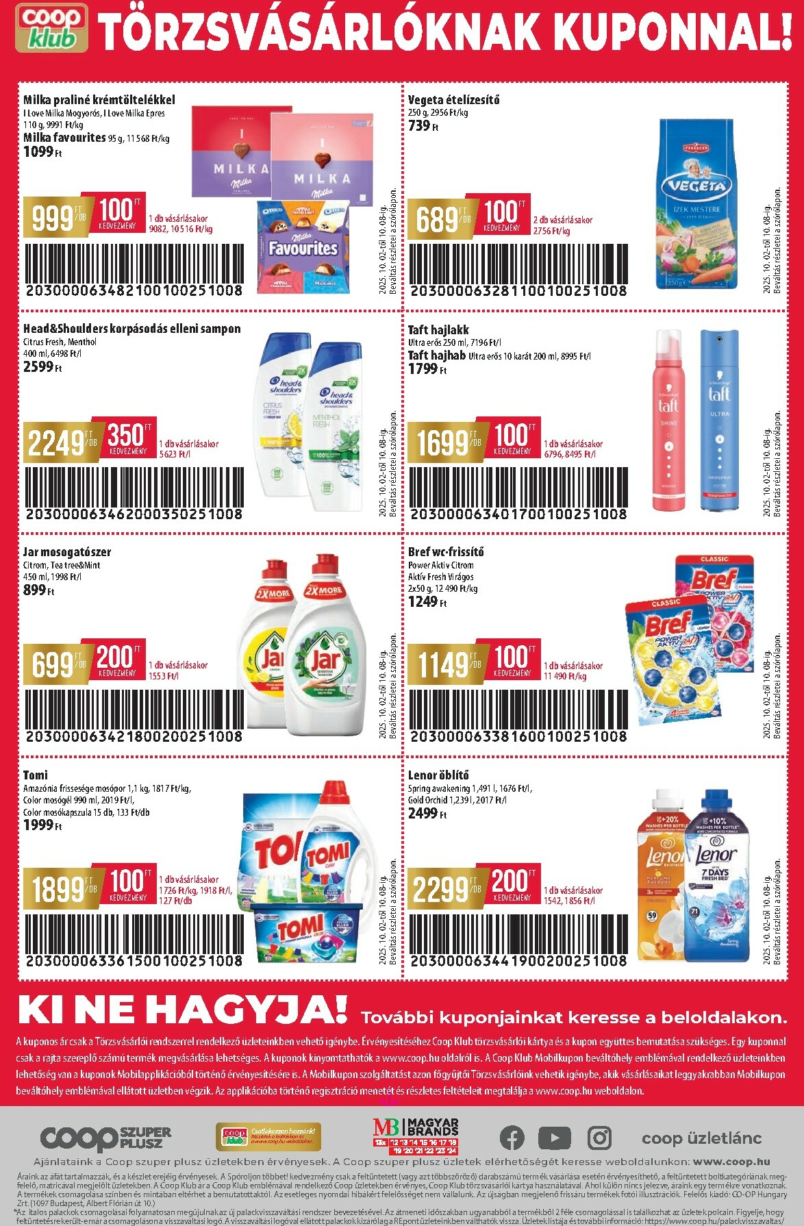 coop - Coop Szuper Plusz akciós újság, érvényes 10.02. - 10.08. - page: 12