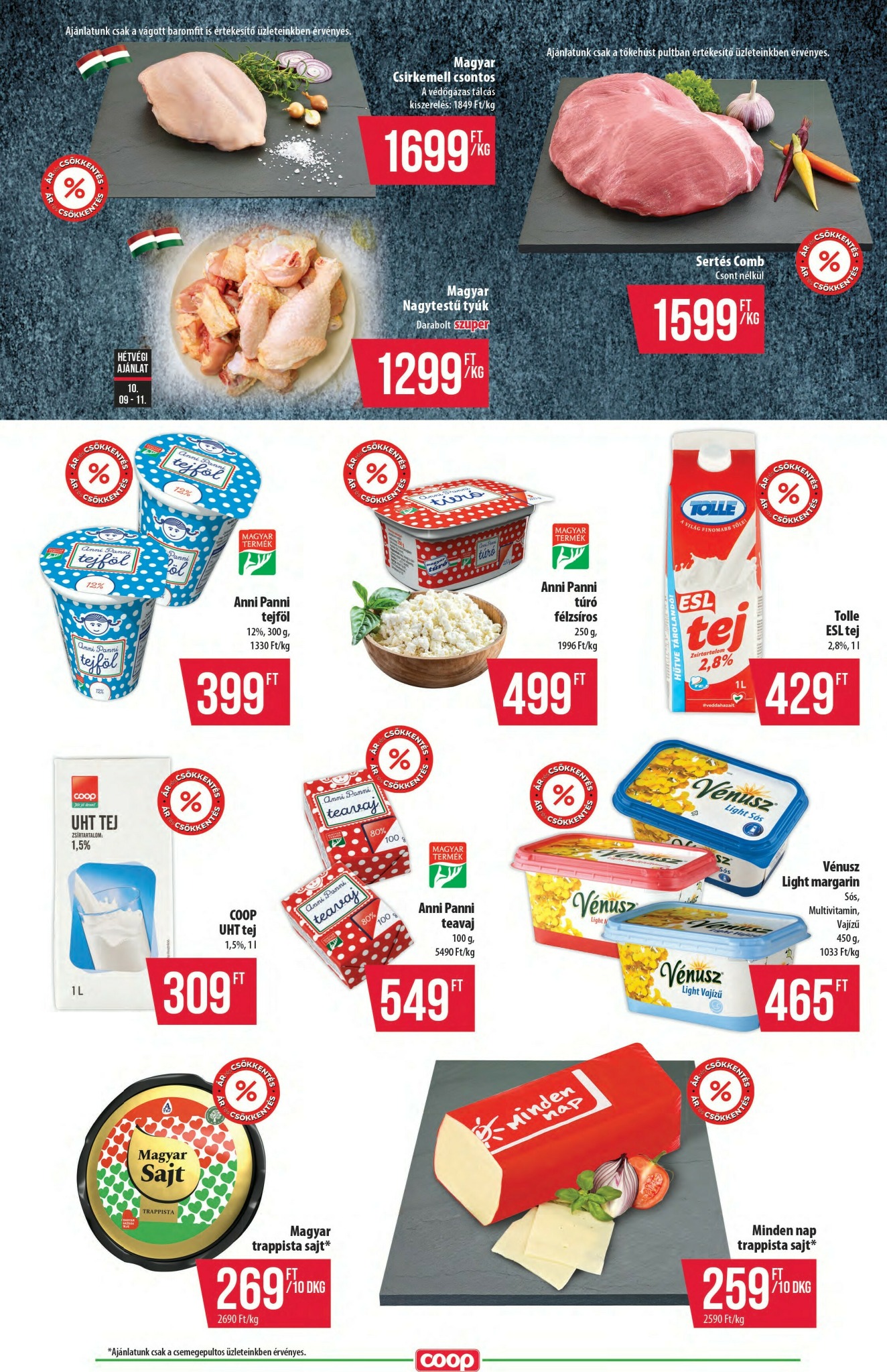 coop - Coop - Alföld - Abc-Szuper akciós újság, érvényes 10.09. - 10.15. - page: 5