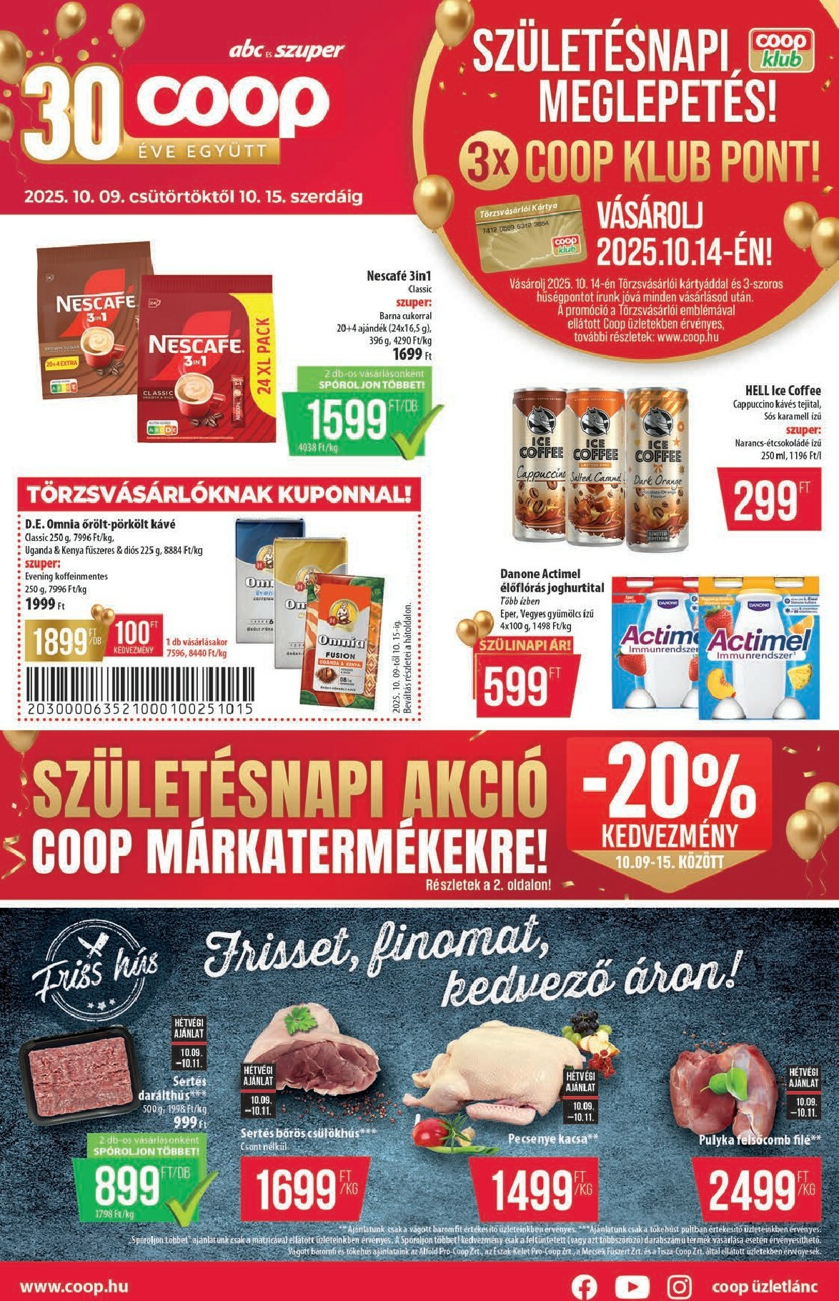 coop - Coop - Abc-Szuper akciós újság, érvényes 10.09. - 10.15.