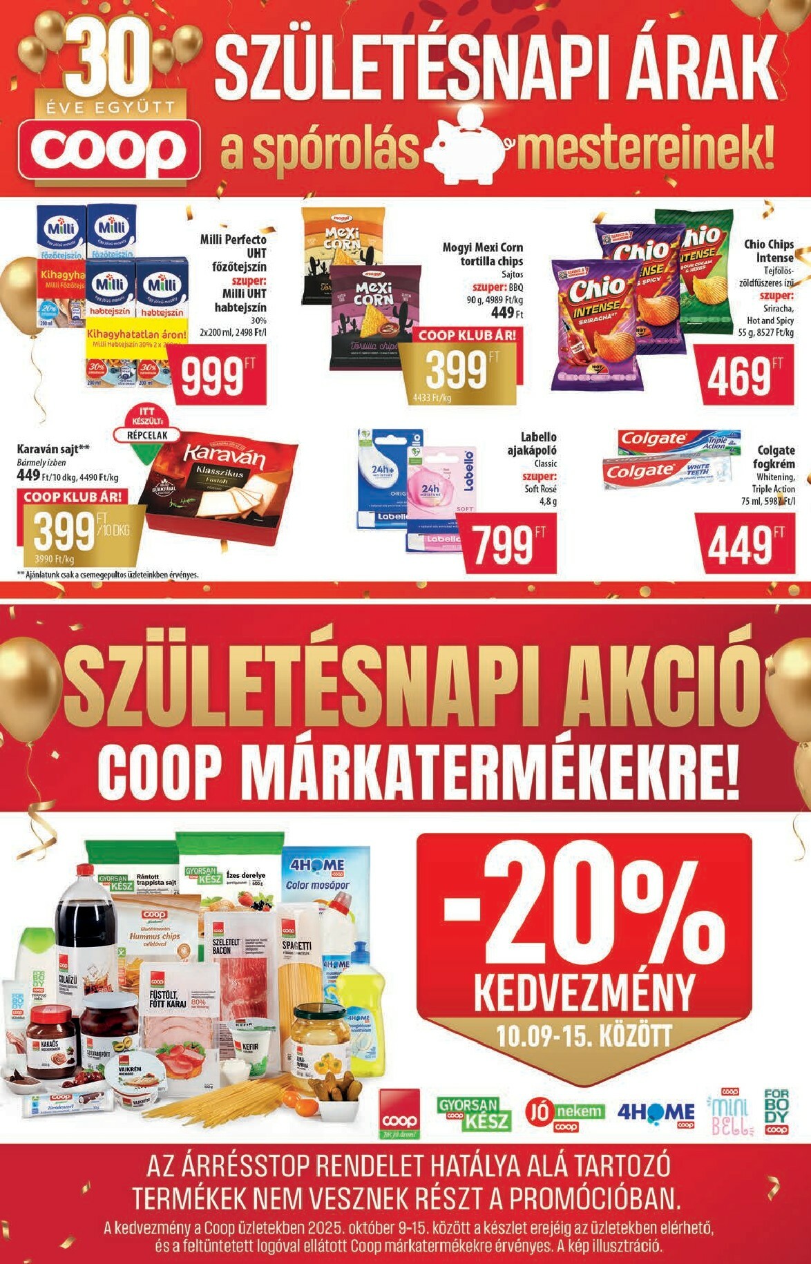coop - Coop - Abc-Szuper akciós újság, érvényes 10.09. - 10.15. - page: 2
