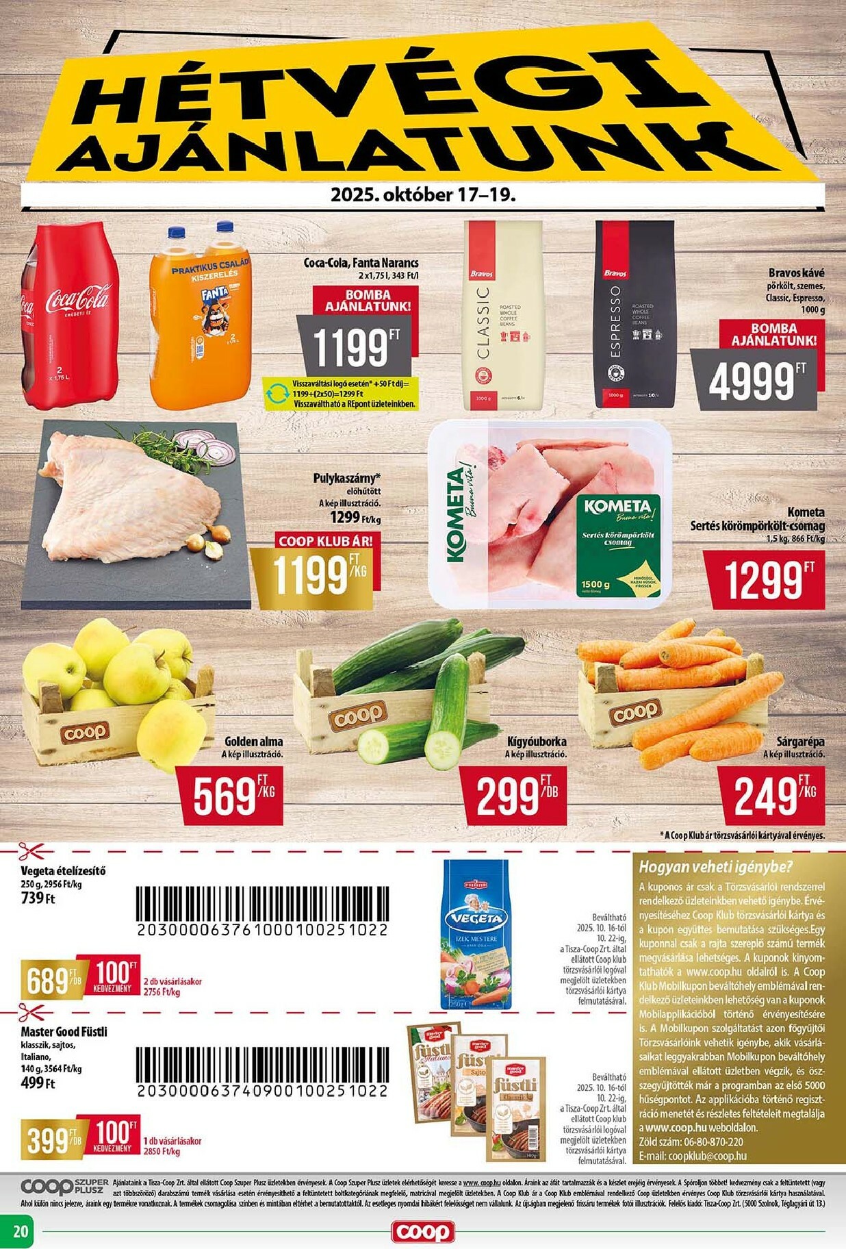 coop - Coop - Szuper Plusz akciós újság, érvényes 10.16. - 10.22. - page: 20