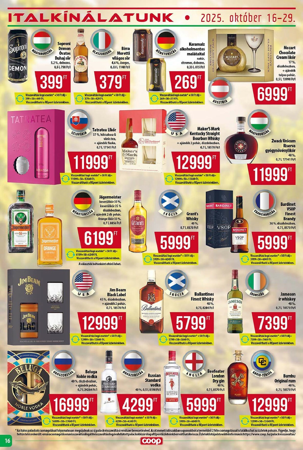 coop - Coop - Szuper Plusz akciós újság, érvényes 10.16. - 10.22. - page: 16