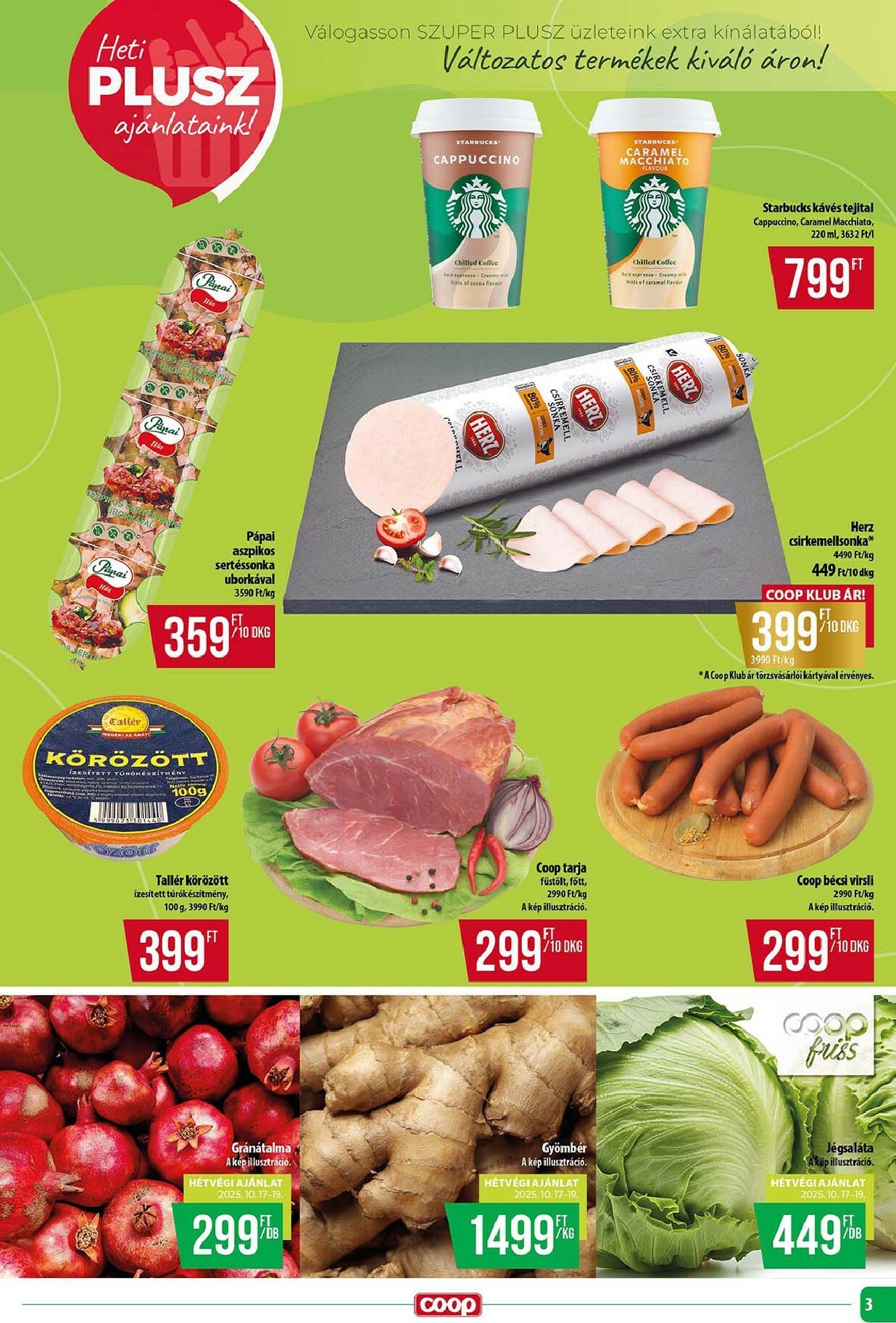 coop - Coop - Szuper Plusz akciós újság, érvényes 10.16. - 10.22. - page: 3
