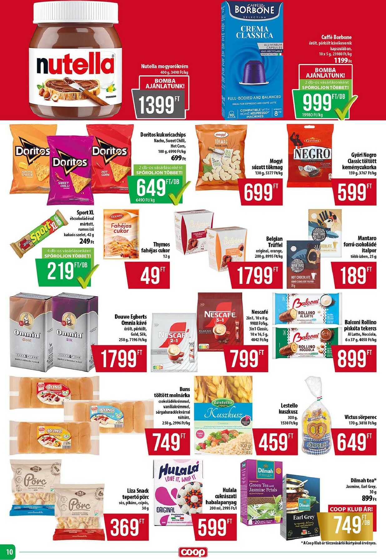 coop - Coop - Szuper Plusz akciós újság, érvényes 10.16. - 10.22. - page: 10