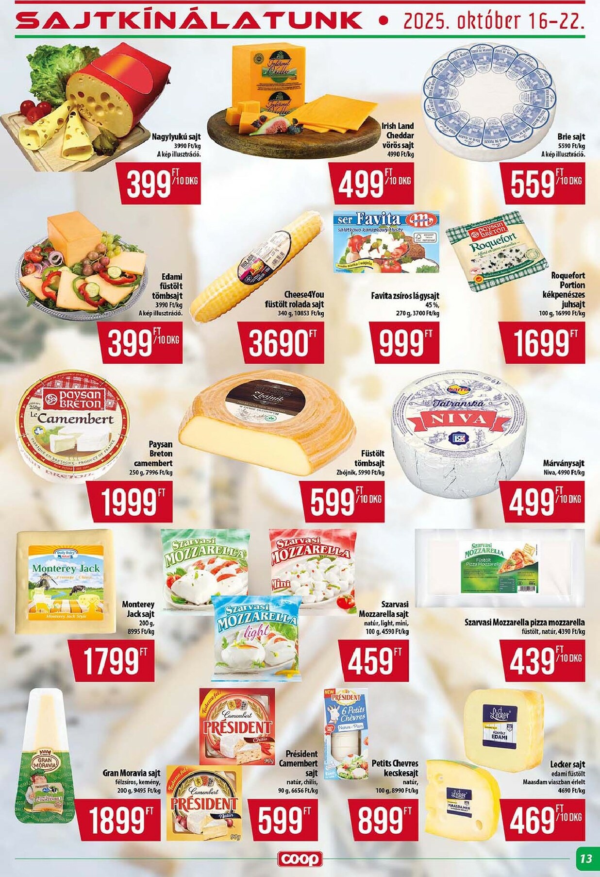 coop - Coop - Szuper Plusz akciós újság, érvényes 10.16. - 10.22. - page: 13