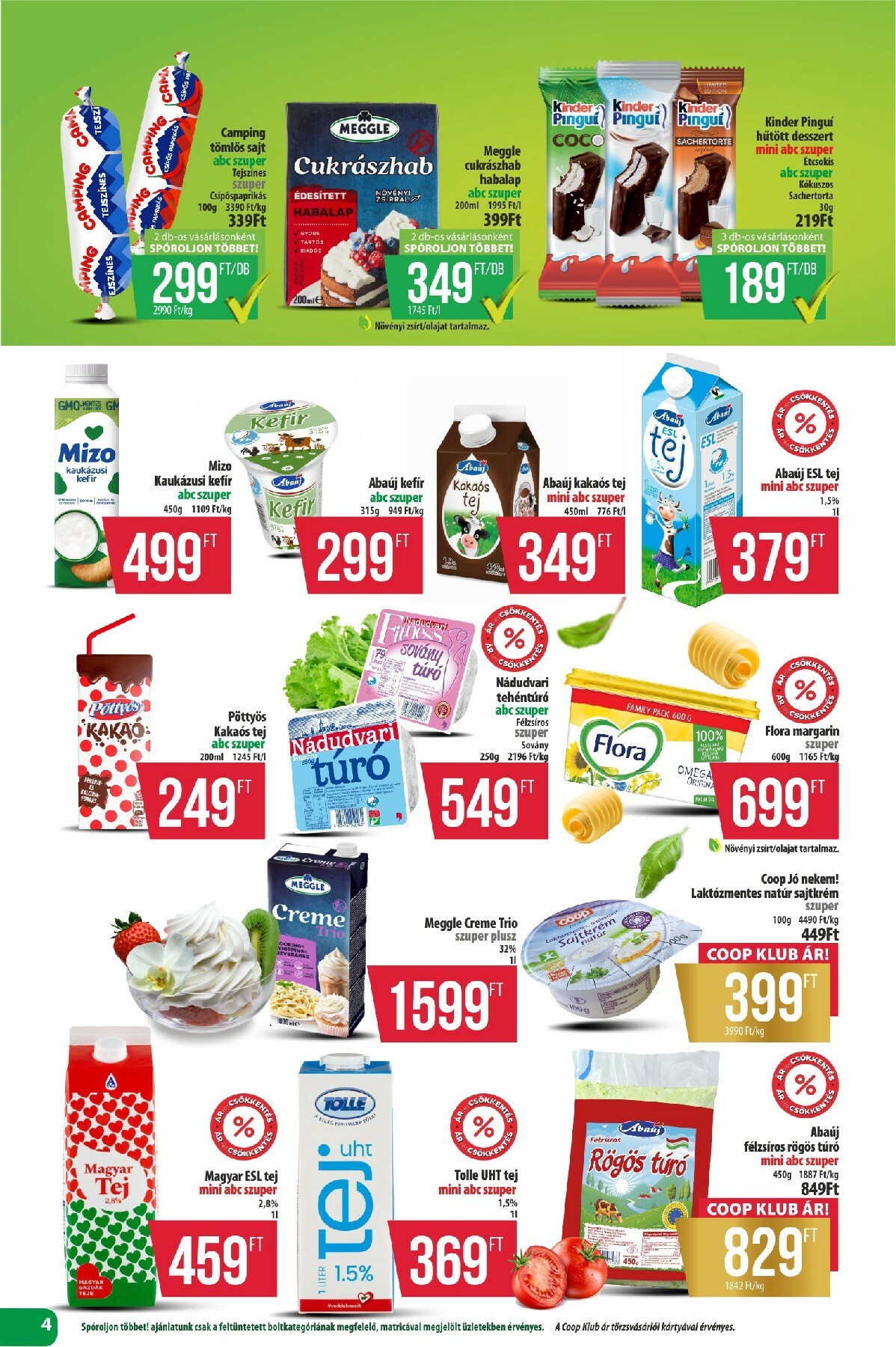 coop - Coop - Észak-Kelet akciós újság, érvényes 10.16. - 10.22. - page: 4