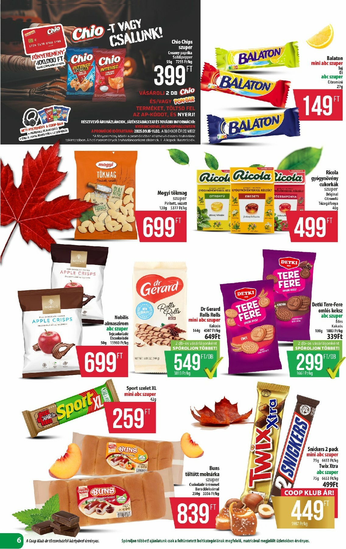 coop - Coop - Észak-Kelet akciós újság, érvényes 10.16. - 10.22. - page: 6
