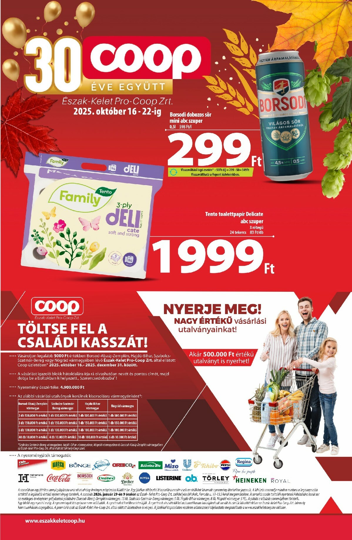 coop - Coop - Észak-Kelet akciós újság, érvényes 10.16. - 10.22.