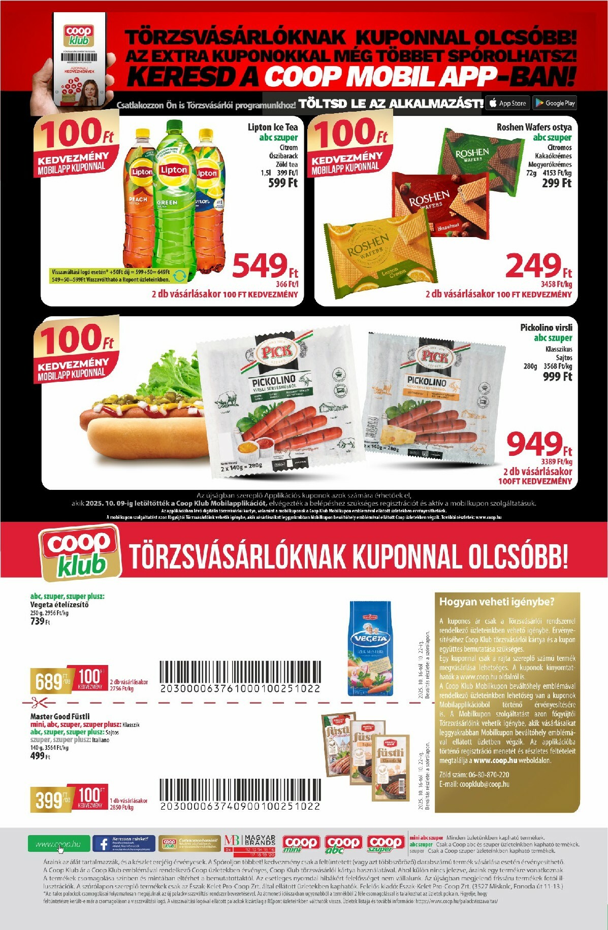 coop - Coop - Észak-Kelet akciós újság, érvényes 10.16. - 10.22. - page: 12