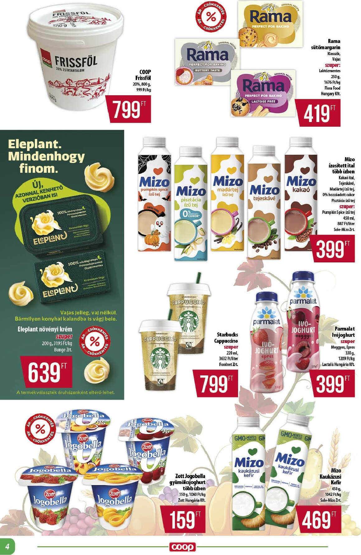 coop - Coop - Abc Szuper Alföld akciós újság, érvényes 10.16. - 10.22. - page: 4