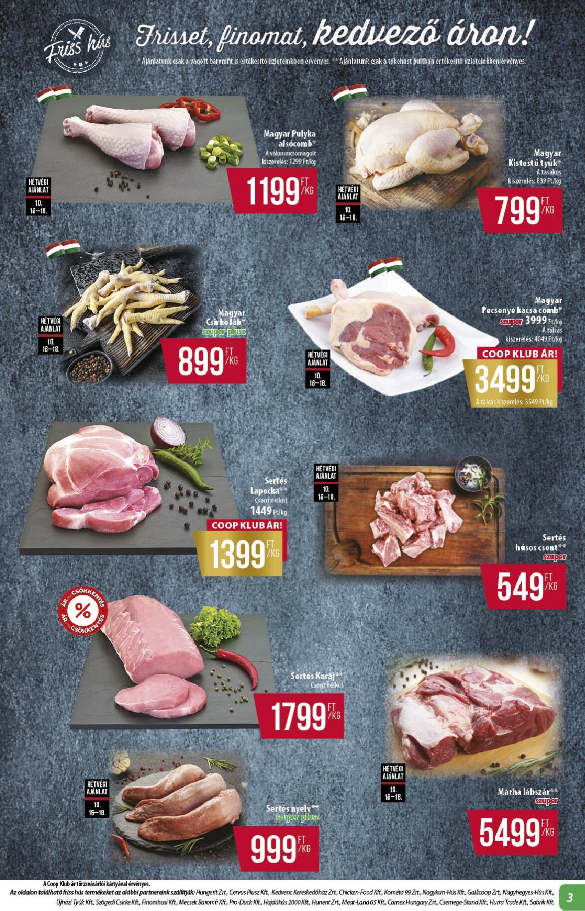 coop - Coop - Abc Szuper Alföld akciós újság, érvényes 10.16. - 10.22. - page: 3