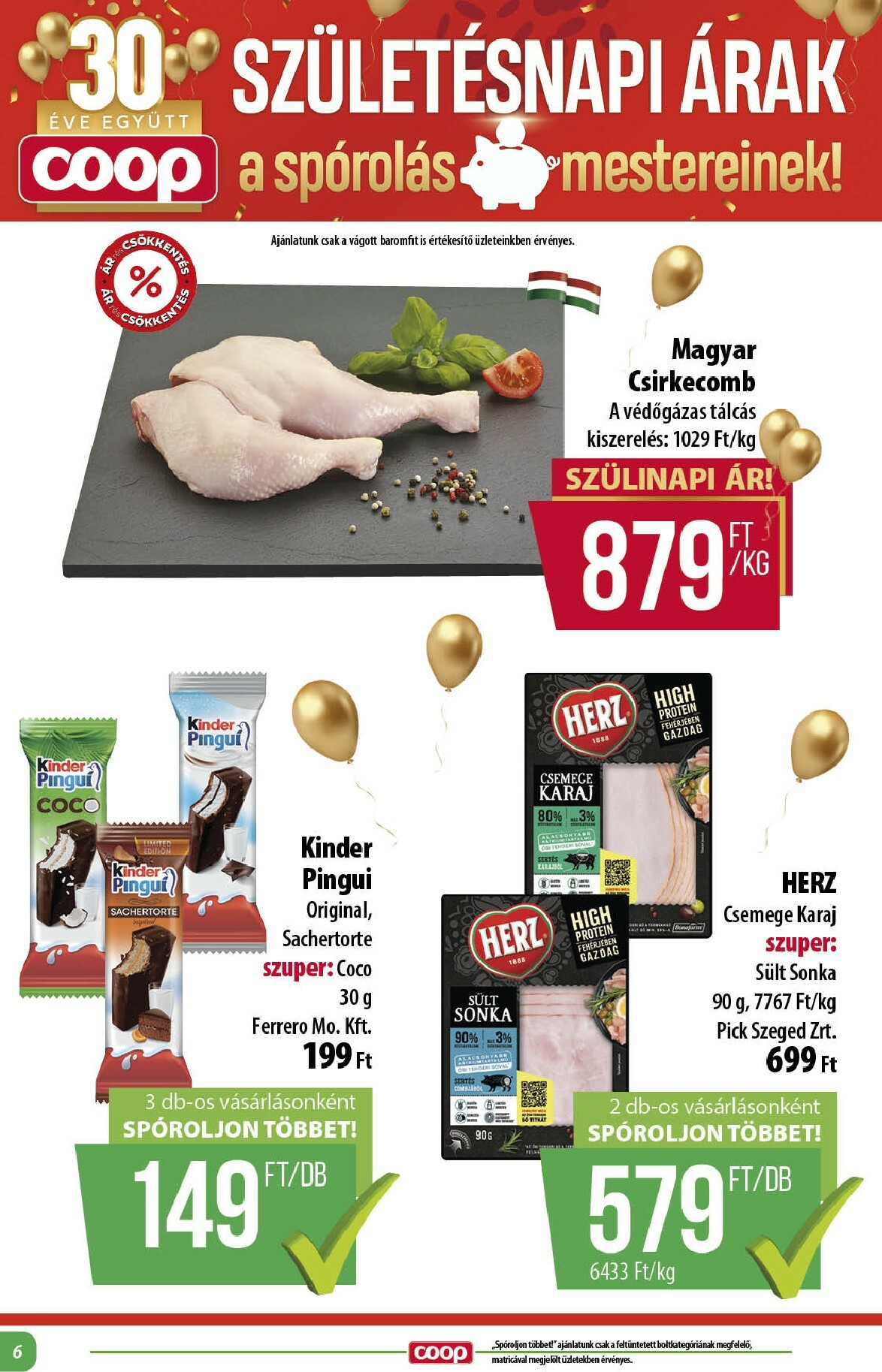 coop - Coop - Abc Szuper Alföld akciós újság, érvényes 10.16. - 10.22. - page: 6