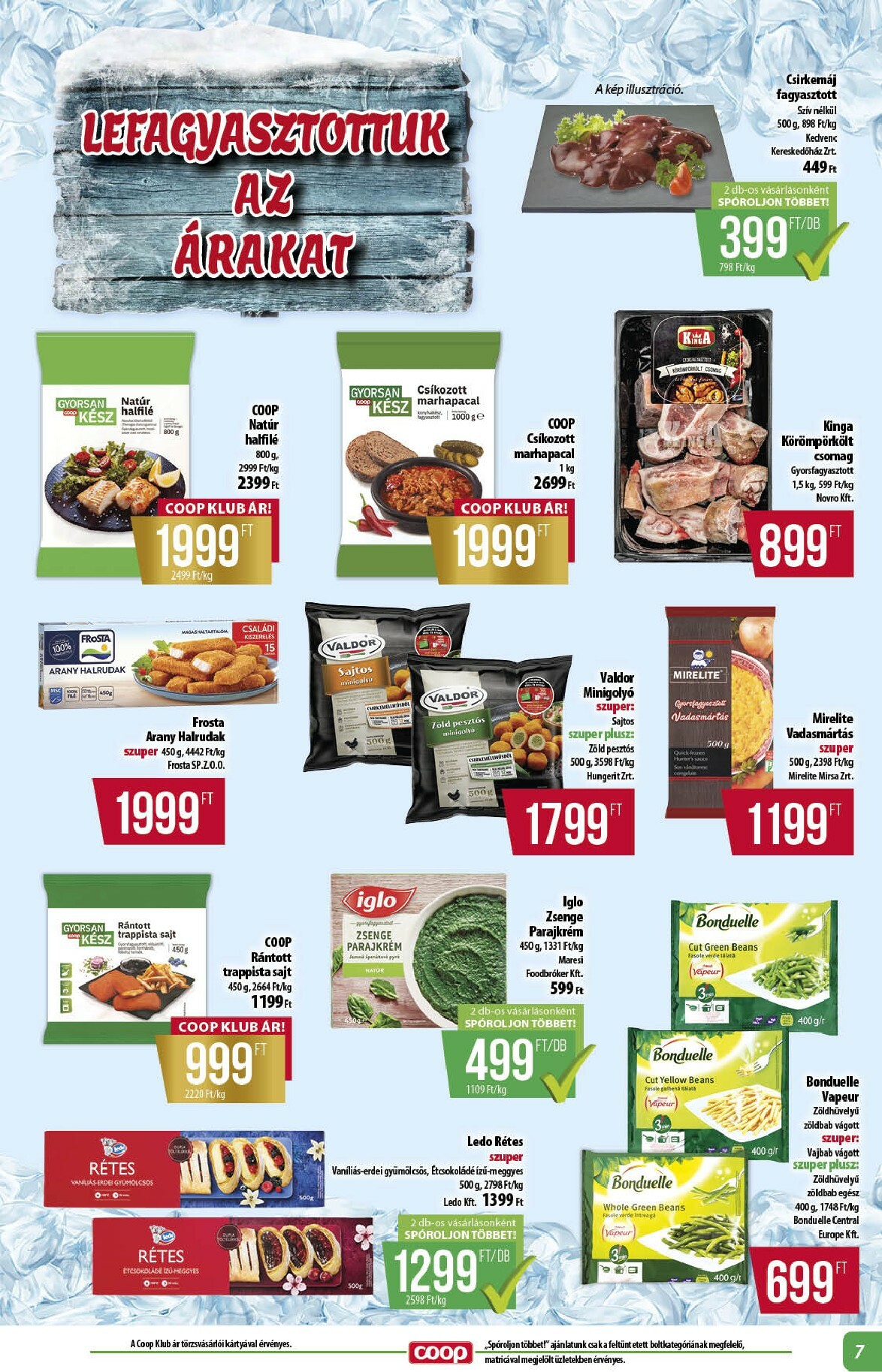 coop - Coop - Abc Szuper Alföld akciós újság, érvényes 10.16. - 10.22. - page: 7
