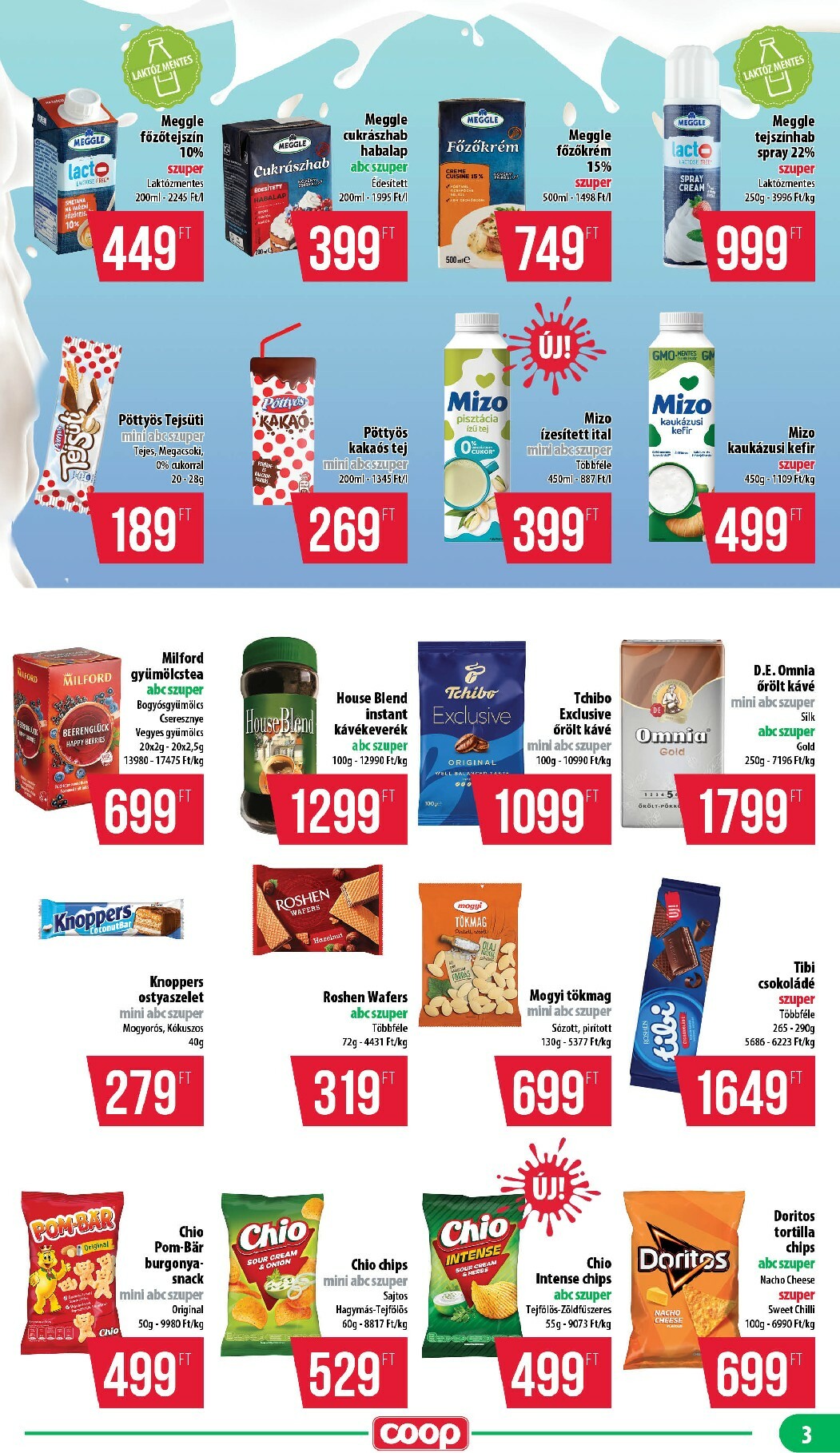 coop - Coop - Mini Abc Szuper Nyírzem/Szabolcs akciós újság, érvényes 10.16. - 10.22. - page: 3