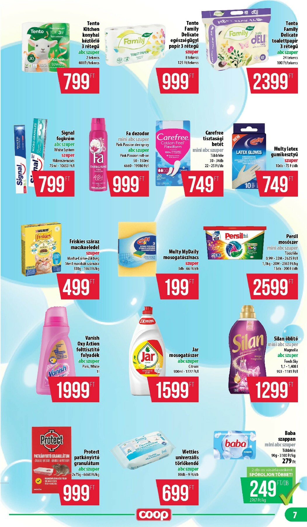 coop - Coop - Mini Abc Szuper Nyírzem/Szabolcs akciós újság, érvényes 10.16. - 10.22. - page: 7