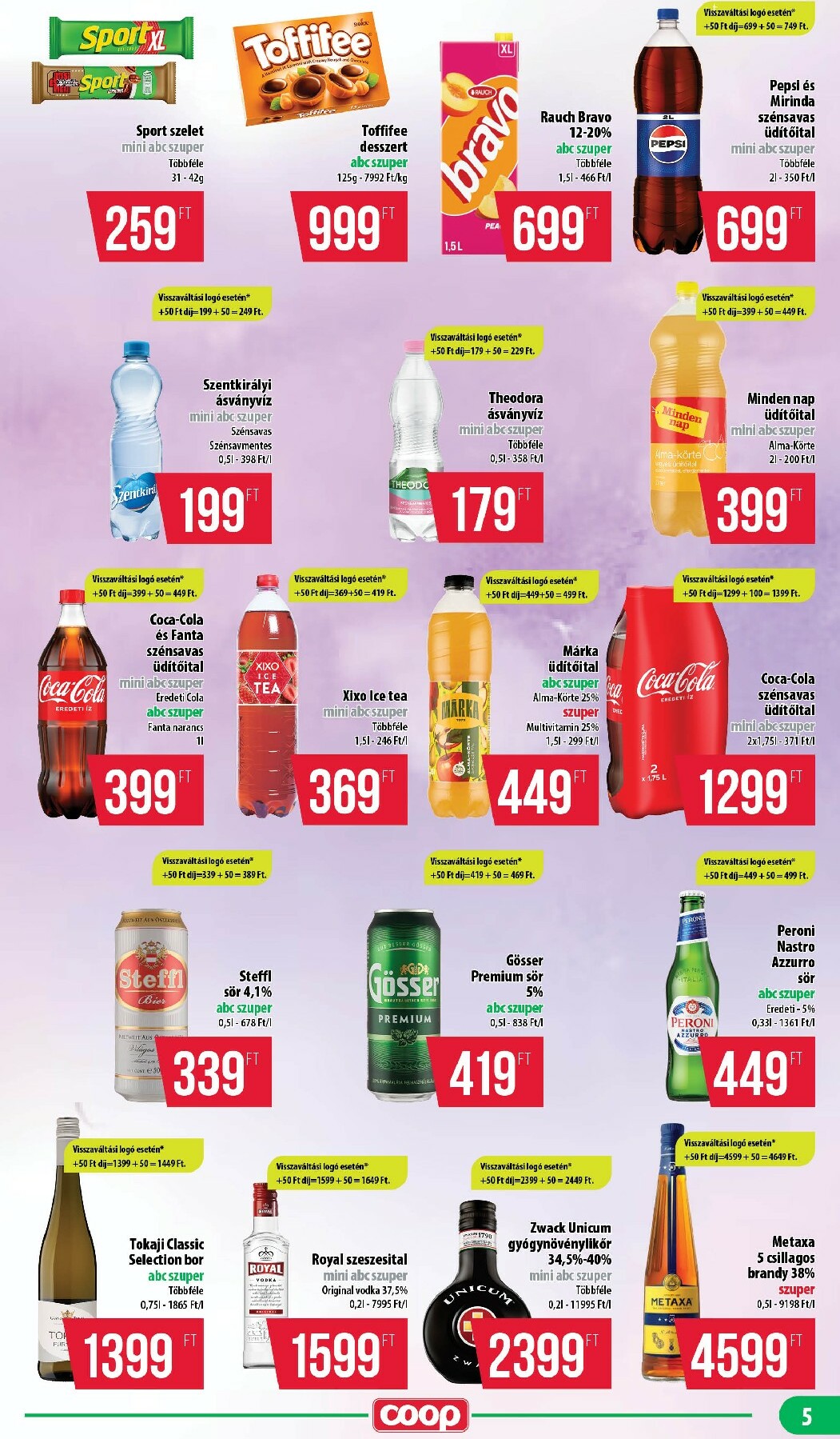 coop - Coop - Mini Abc Szuper Nyírzem/Szabolcs akciós újság, érvényes 10.16. - 10.22. - page: 5