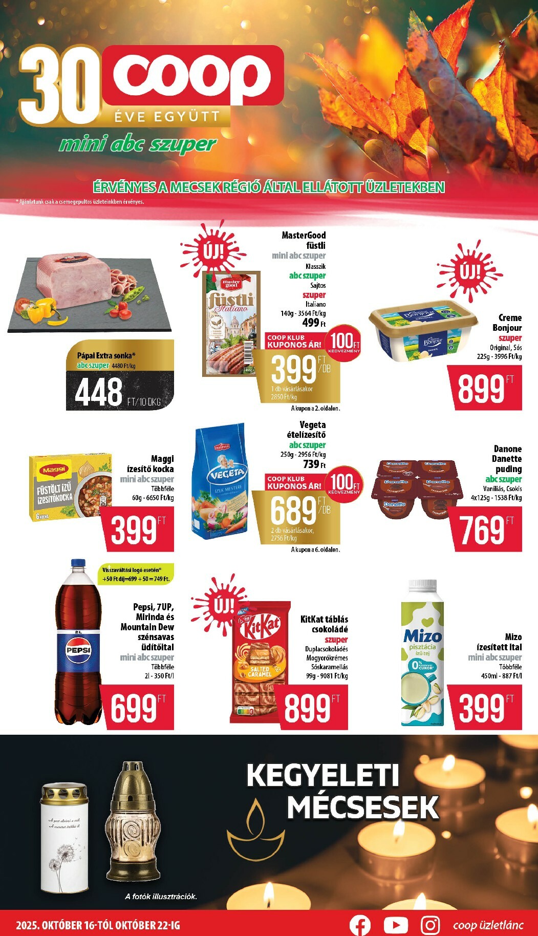 coop - Coop - Mini Abc Szuper Mecsek akciós újság, érvényes 10.16. - 10.22.