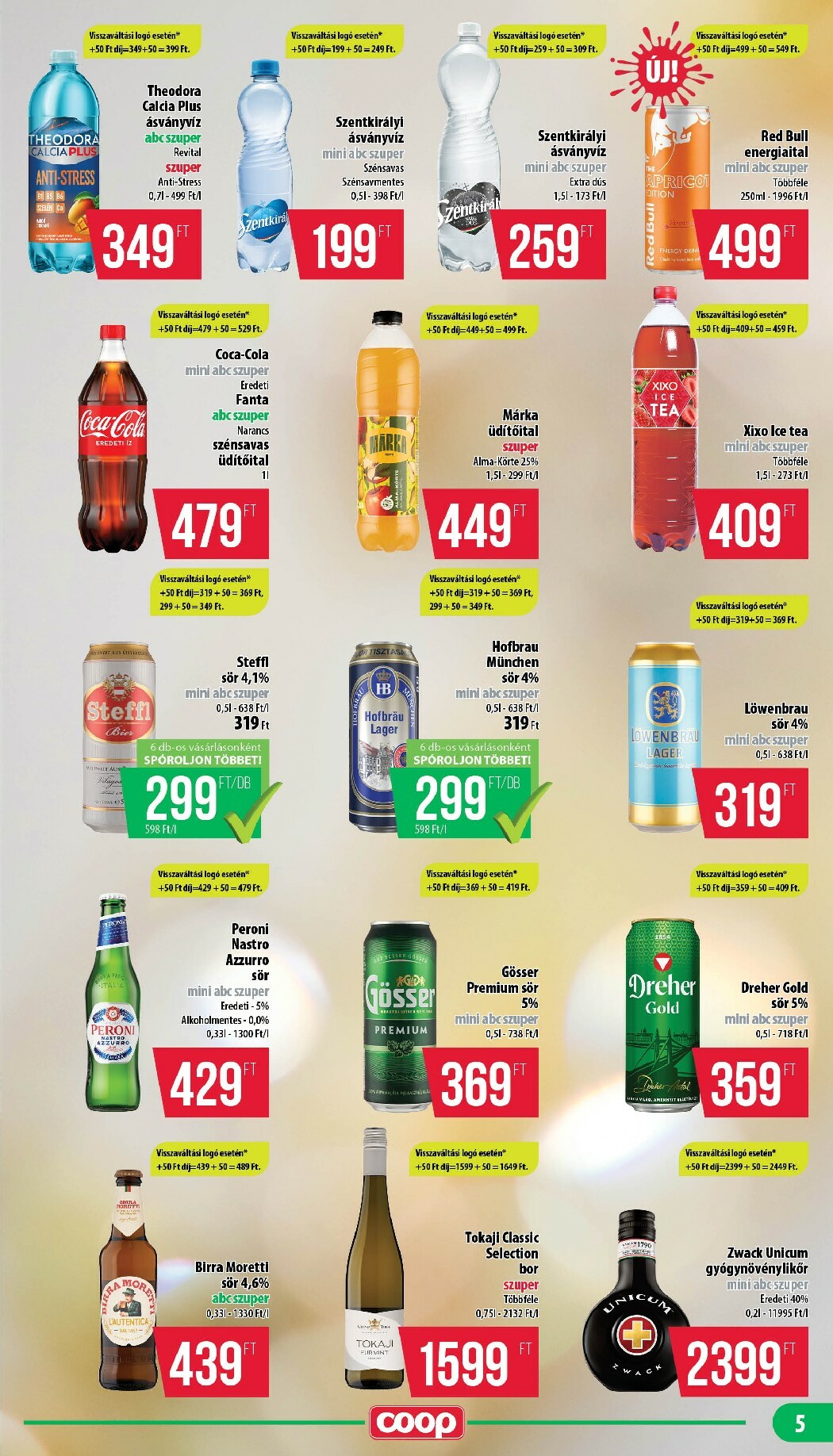 coop - Coop - Mini Abc Szuper Mecsek akciós újság, érvényes 10.16. - 10.22. - page: 5