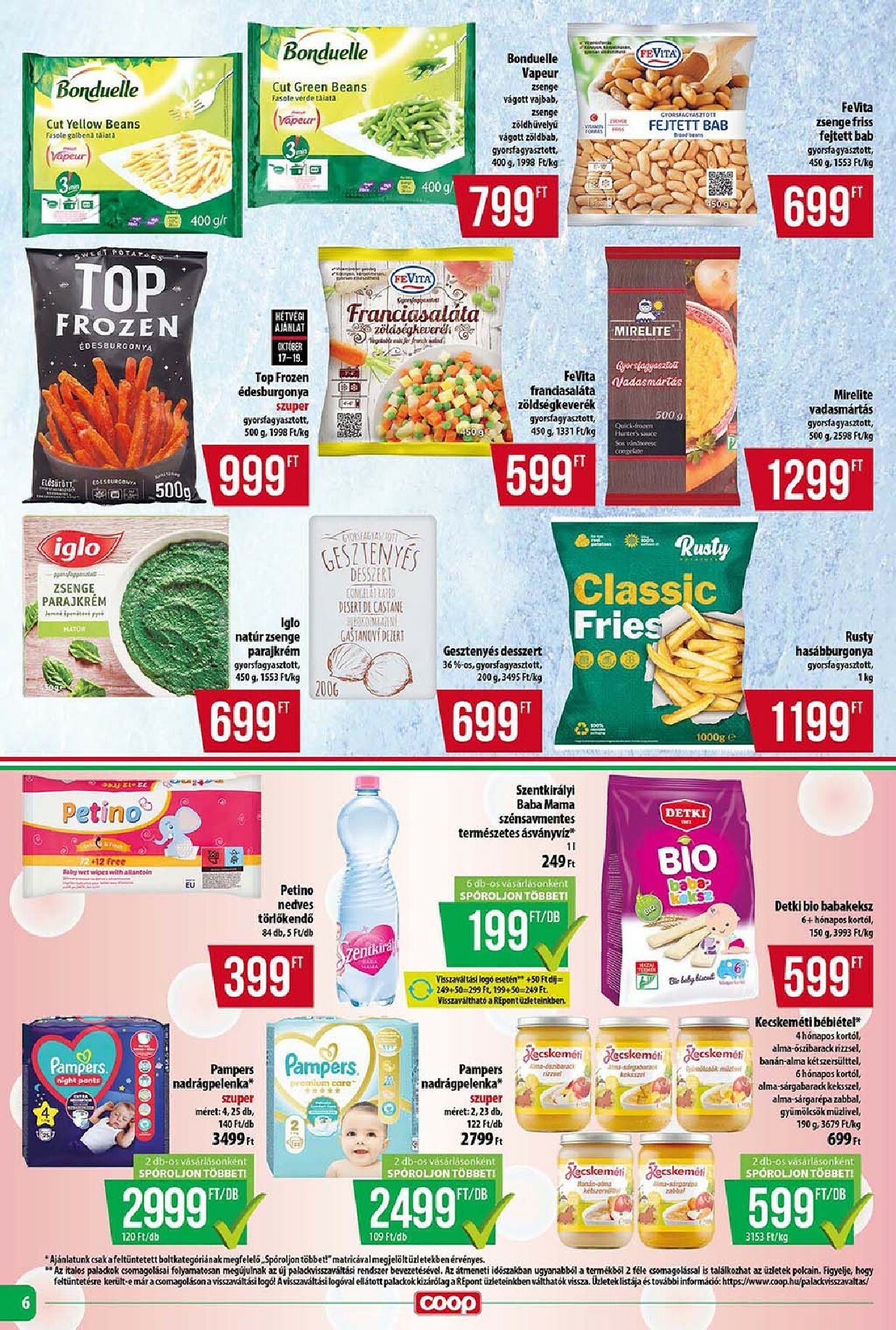 coop - Coop - Tisza Abc-Szuper akciós újság, érvényes 10.16. - 10.22. - page: 6