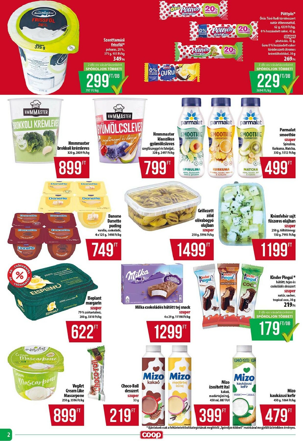 coop - Coop - Tisza Abc-Szuper akciós újság, érvényes 10.16. - 10.22. - page: 2