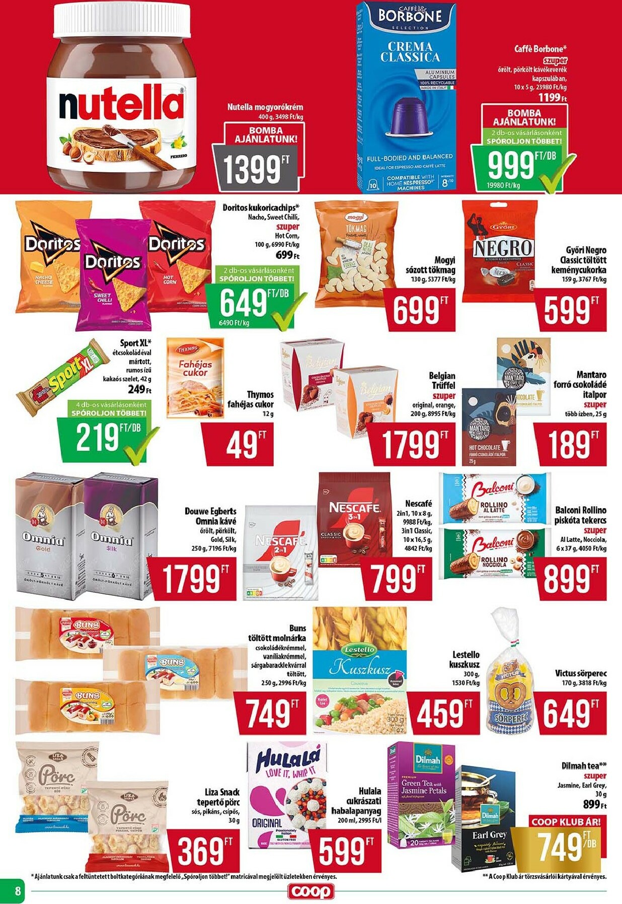 coop - Coop - Tisza Abc-Szuper akciós újság, érvényes 10.16. - 10.22. - page: 8