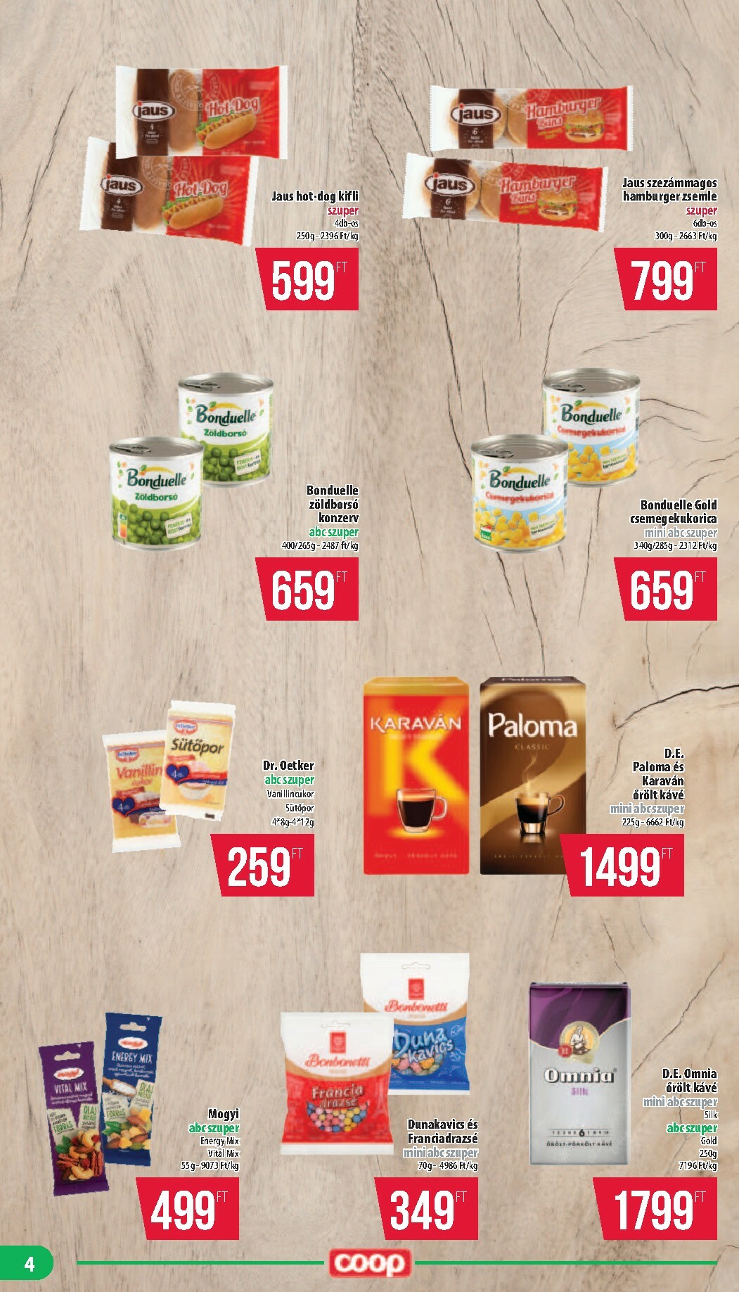 coop - Coop - Nyírzem/Szabolcs Coop akciós újság, érvényes 10.24. - 10.29. - page: 4