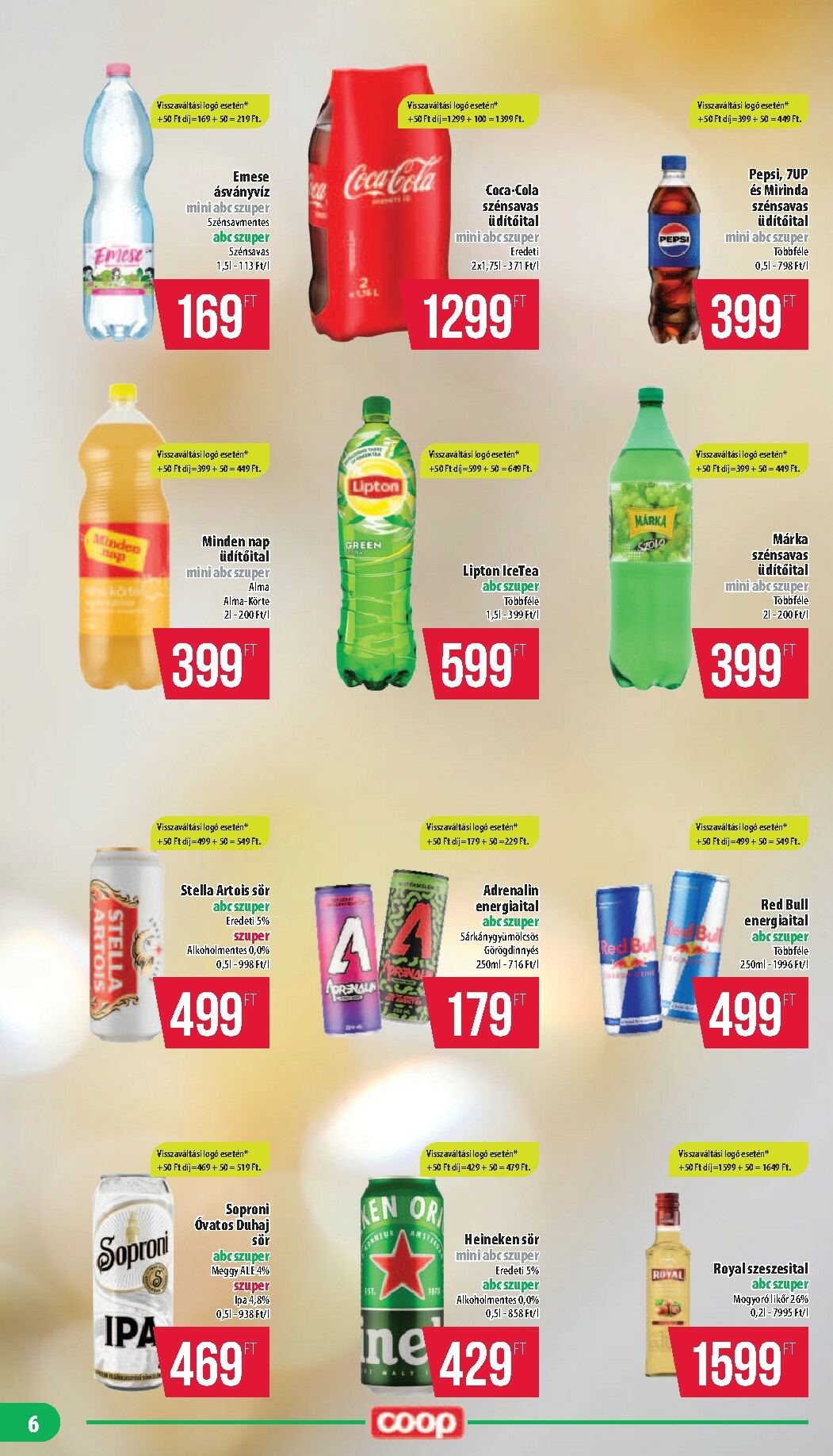 coop - Coop - Nyírzem/Szabolcs Coop akciós újság, érvényes 10.24. - 10.29. - page: 6