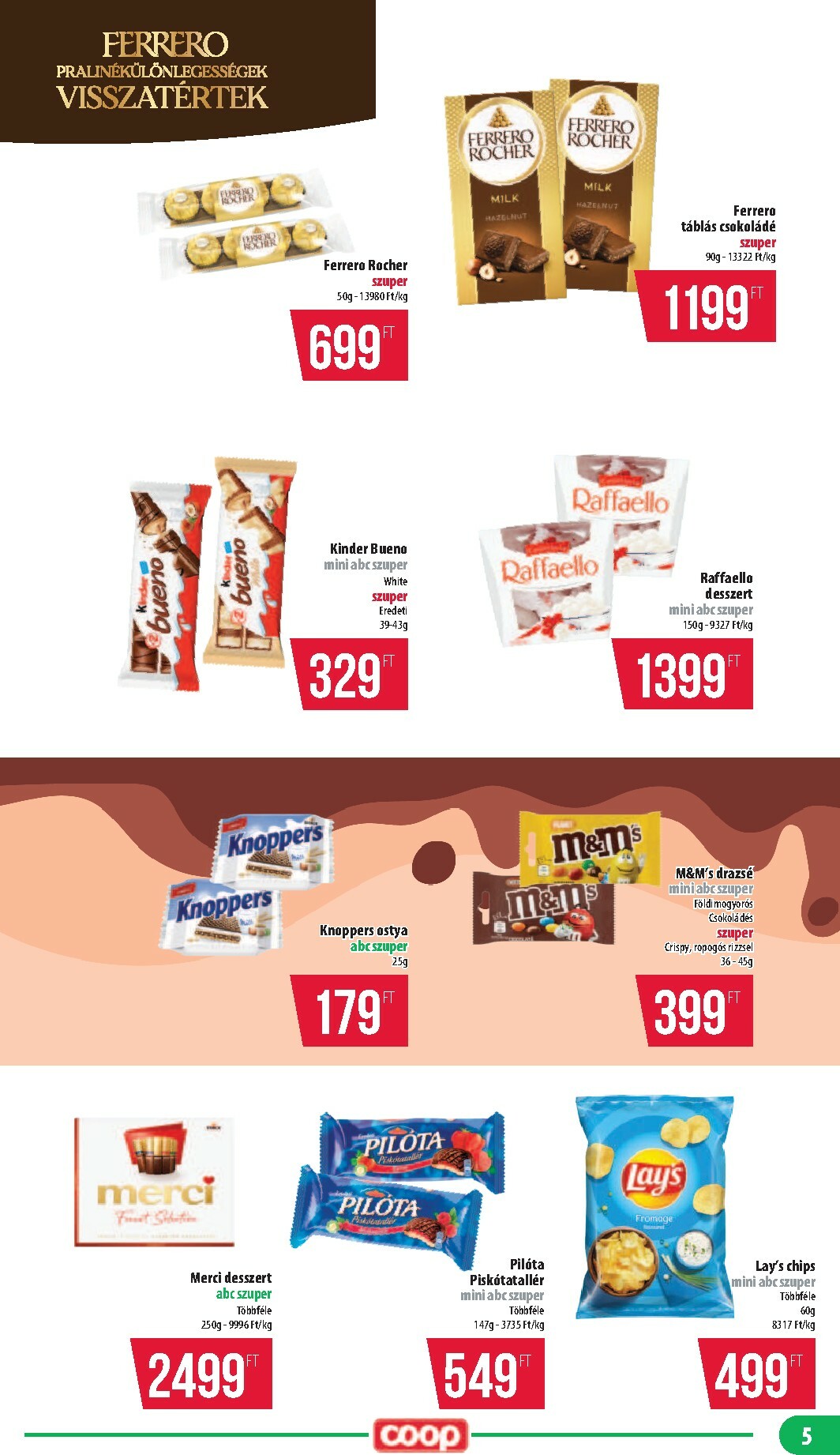 coop - Coop - Nyírzem/Szabolcs Coop akciós újság, érvényes 10.24. - 10.29. - page: 5