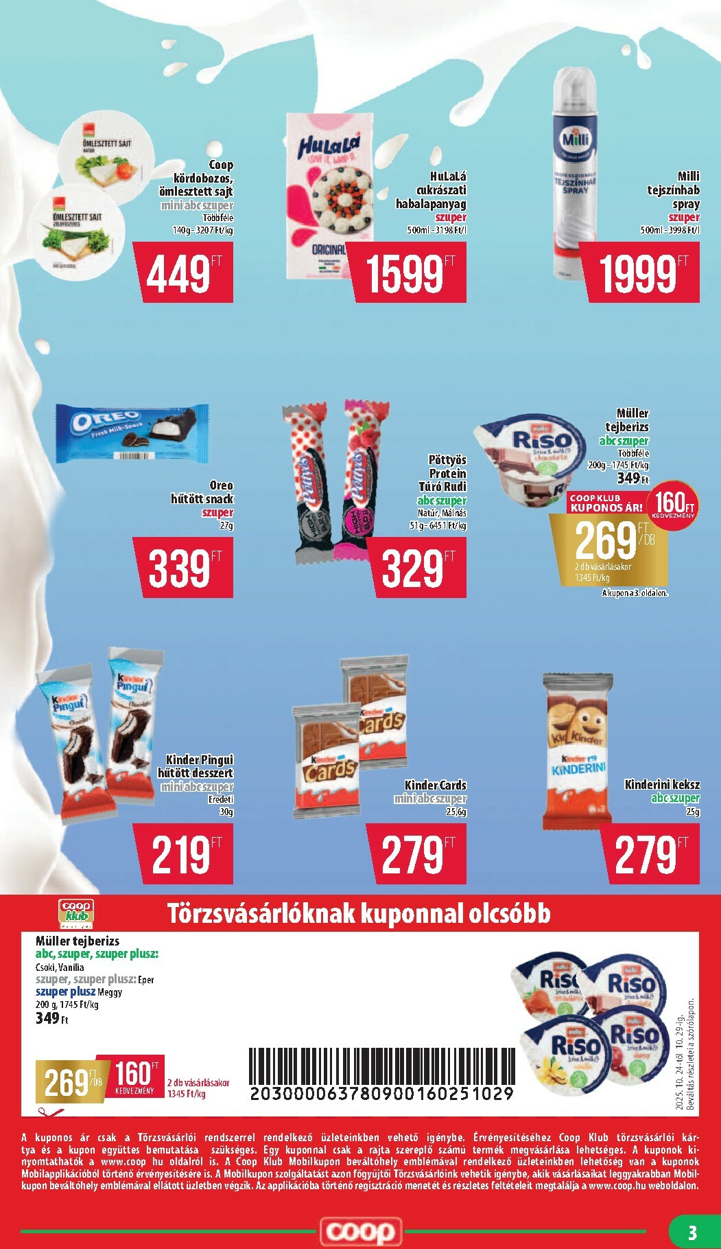 coop - Coop - Nyírzem/Szabolcs Coop akciós újság, érvényes 10.24. - 10.29. - page: 3