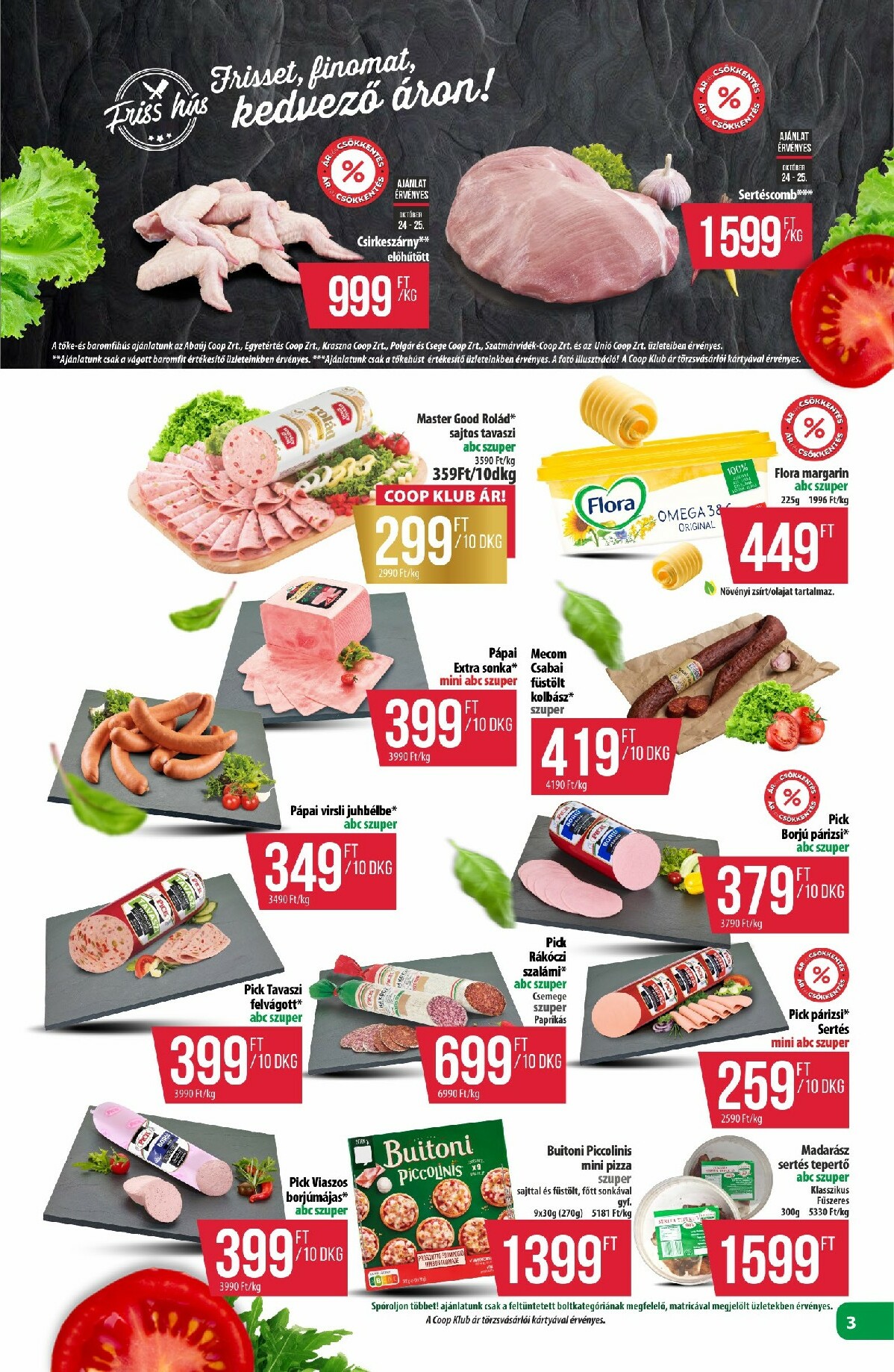 coop - Coop - Észak-Kelet akciós újság, érvényes 10.24. - 10.29. - page: 3