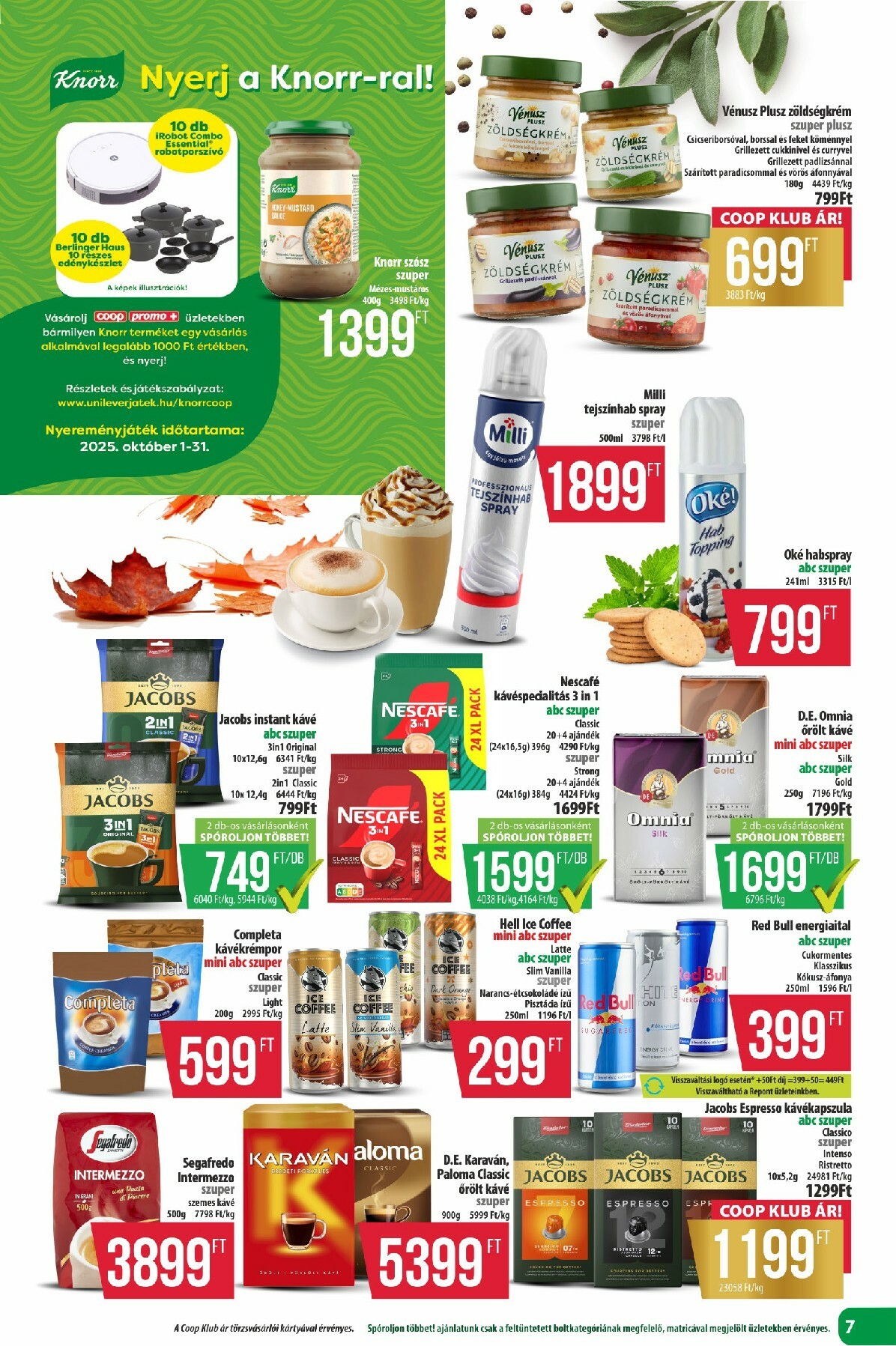 coop - Coop - Észak-Kelet akciós újság, érvényes 10.24. - 10.29. - page: 7