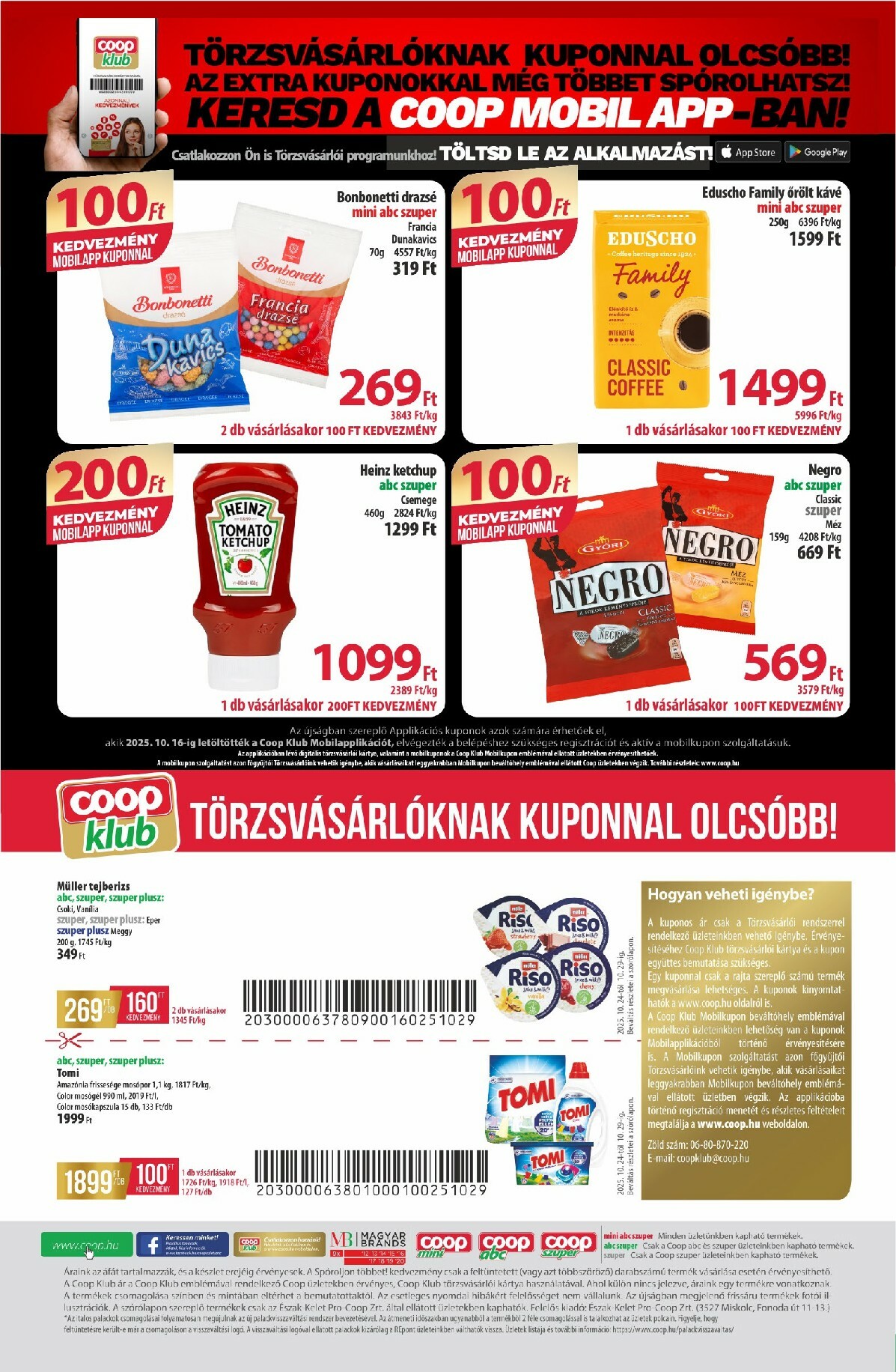 coop - Coop - Észak-Kelet akciós újság, érvényes 10.24. - 10.29. - page: 12