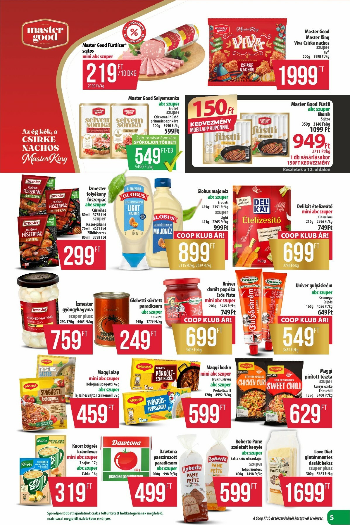 coop - Coop - Észak-Kelet akciós újság, érvényes 10.24. - 10.29. - page: 5