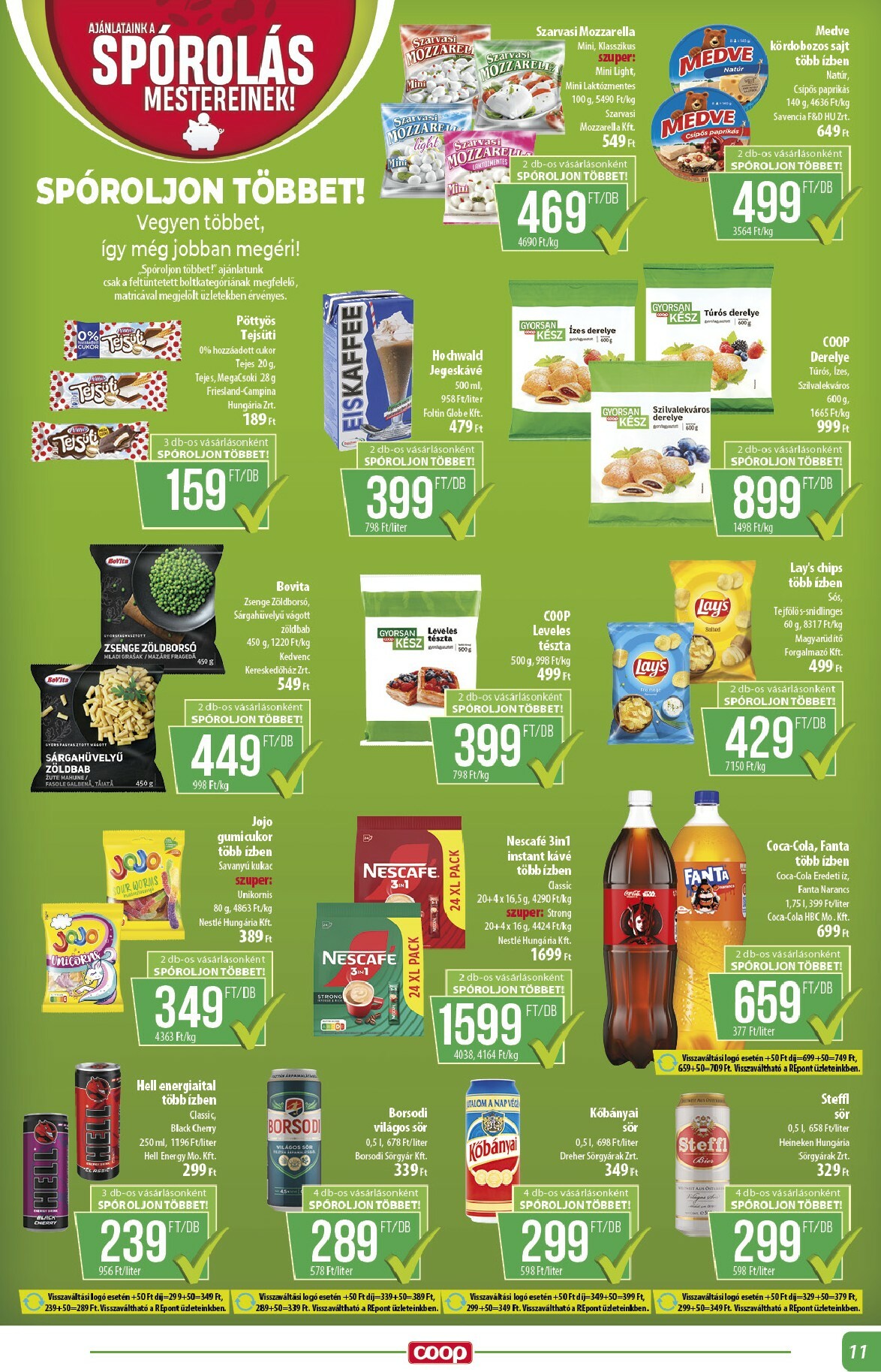 coop - Coop - Alföld akciós újság, érvényes 10.24. - 10.29. - page: 11
