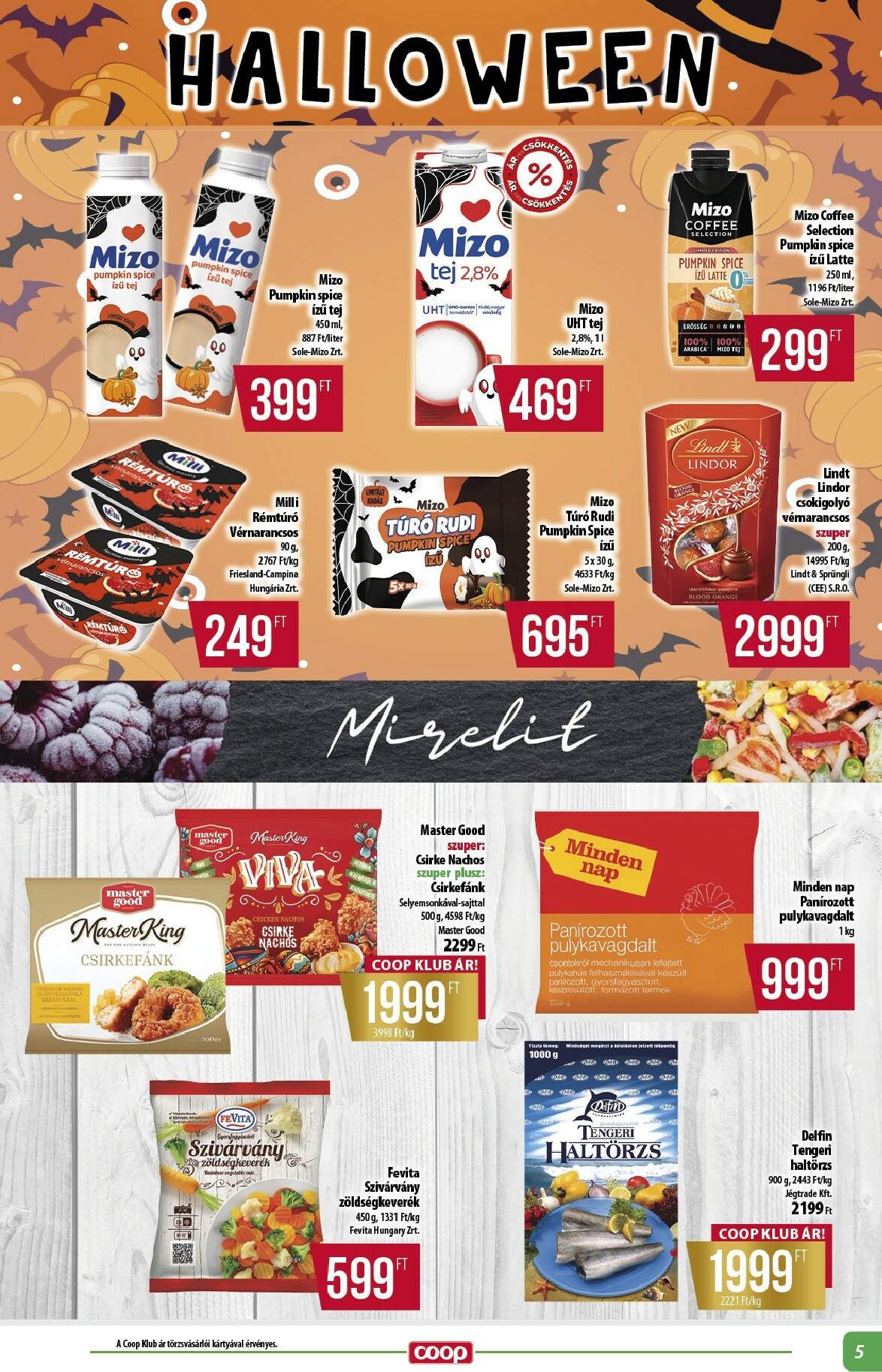 coop - Coop - Alföld akciós újság, érvényes 10.24. - 10.29. - page: 5