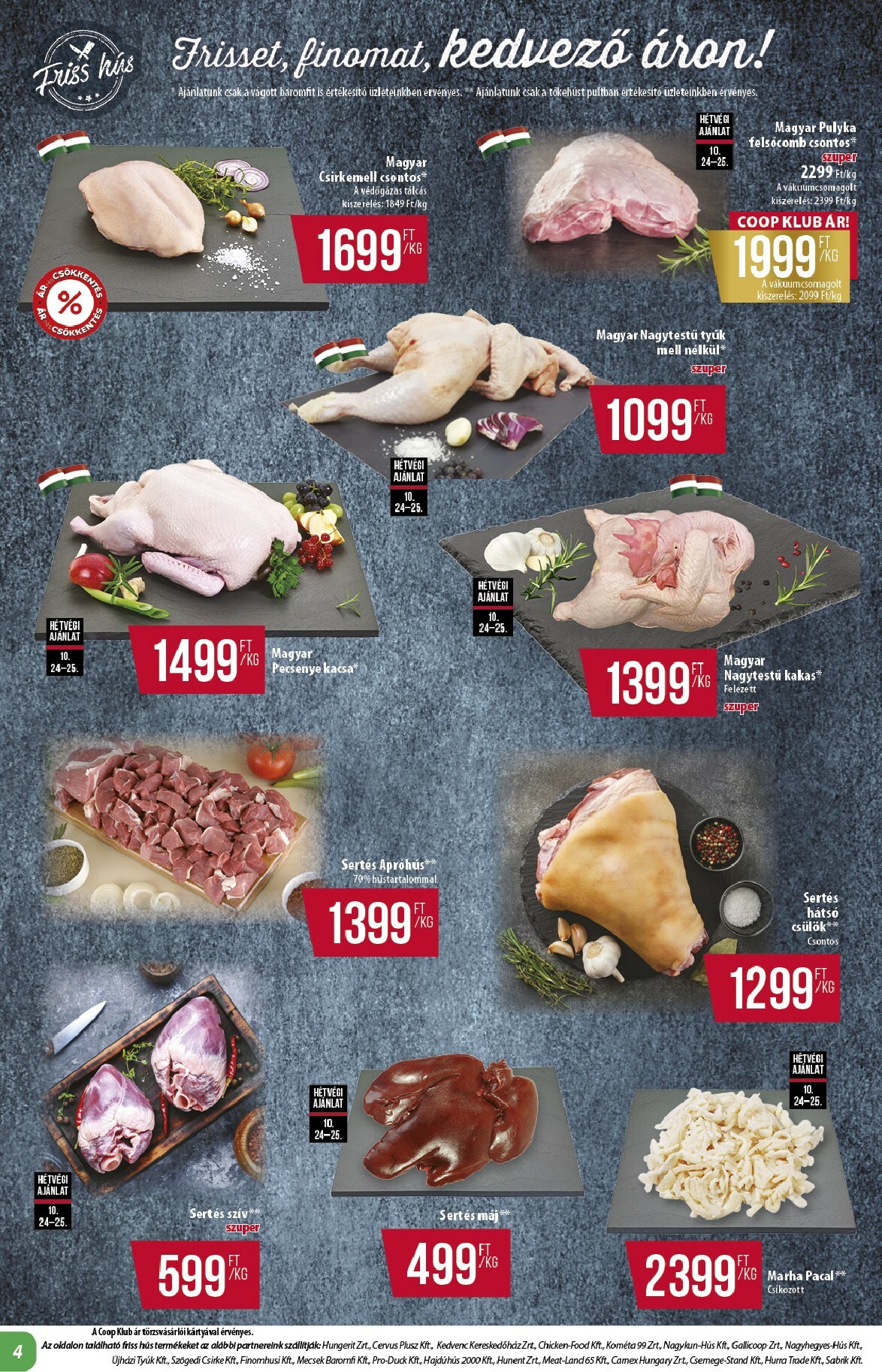 coop - Coop - Alföld akciós újság, érvényes 10.24. - 10.29. - page: 4