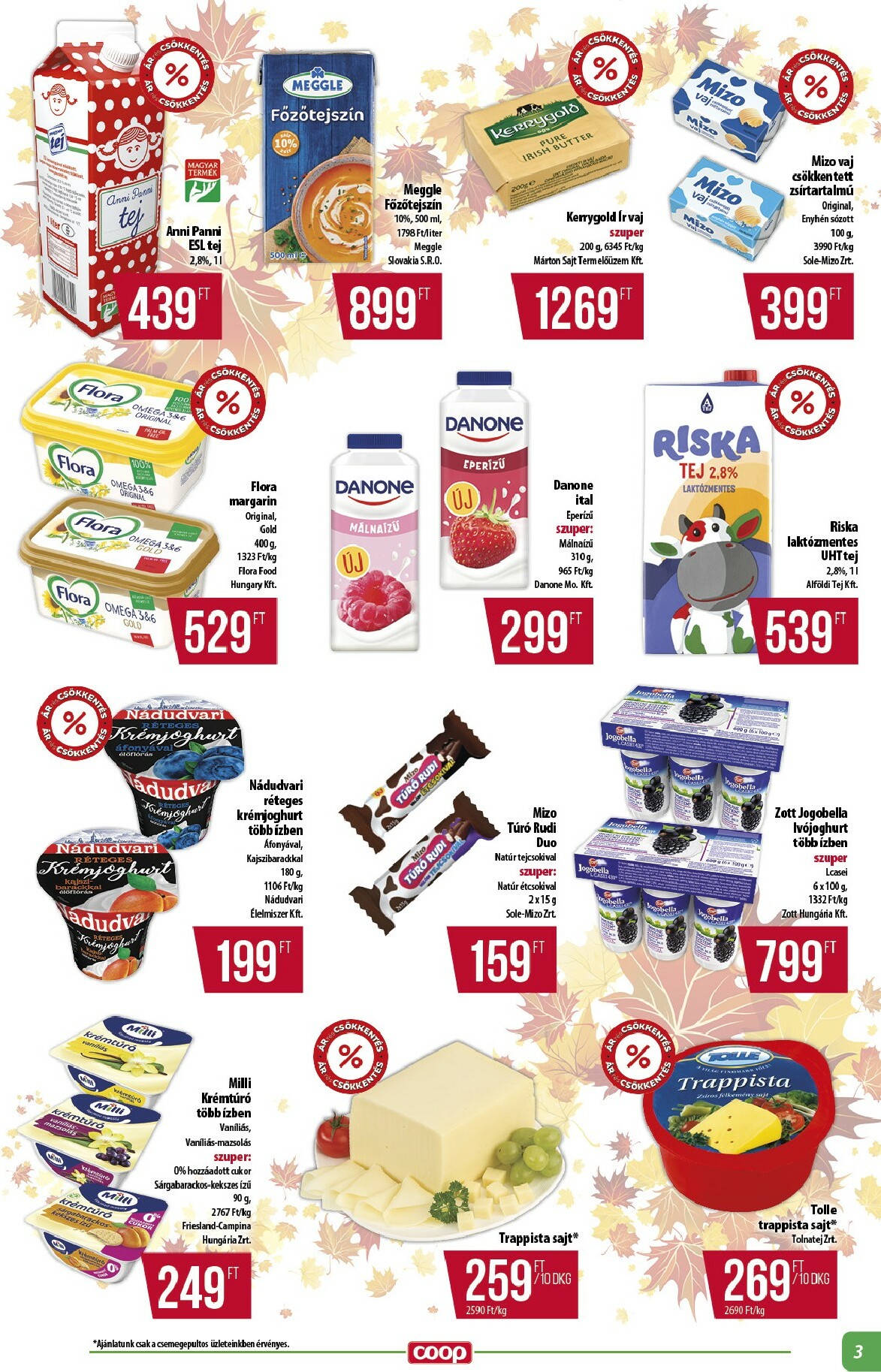coop - Coop - Alföld akciós újság, érvényes 10.24. - 10.29. - page: 3