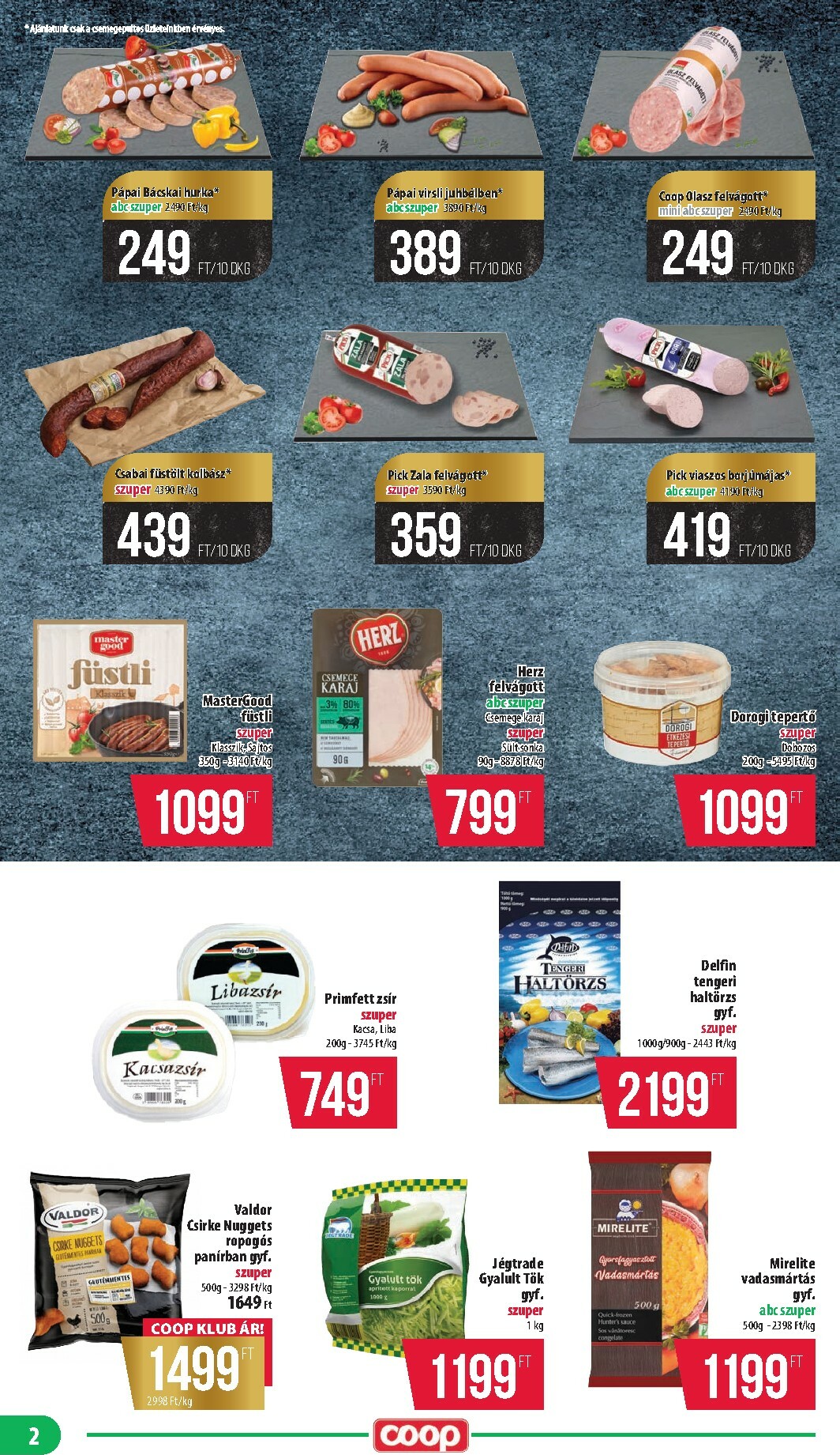 coop - Coop - Mecsek akciós újság, érvényes 10.24. - 10.29. - page: 2