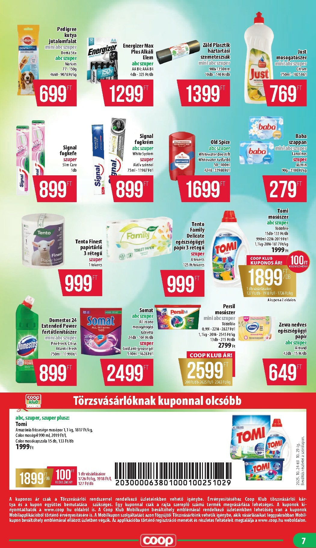 coop - Coop - Mecsek akciós újság, érvényes 10.24. - 10.29. - page: 7
