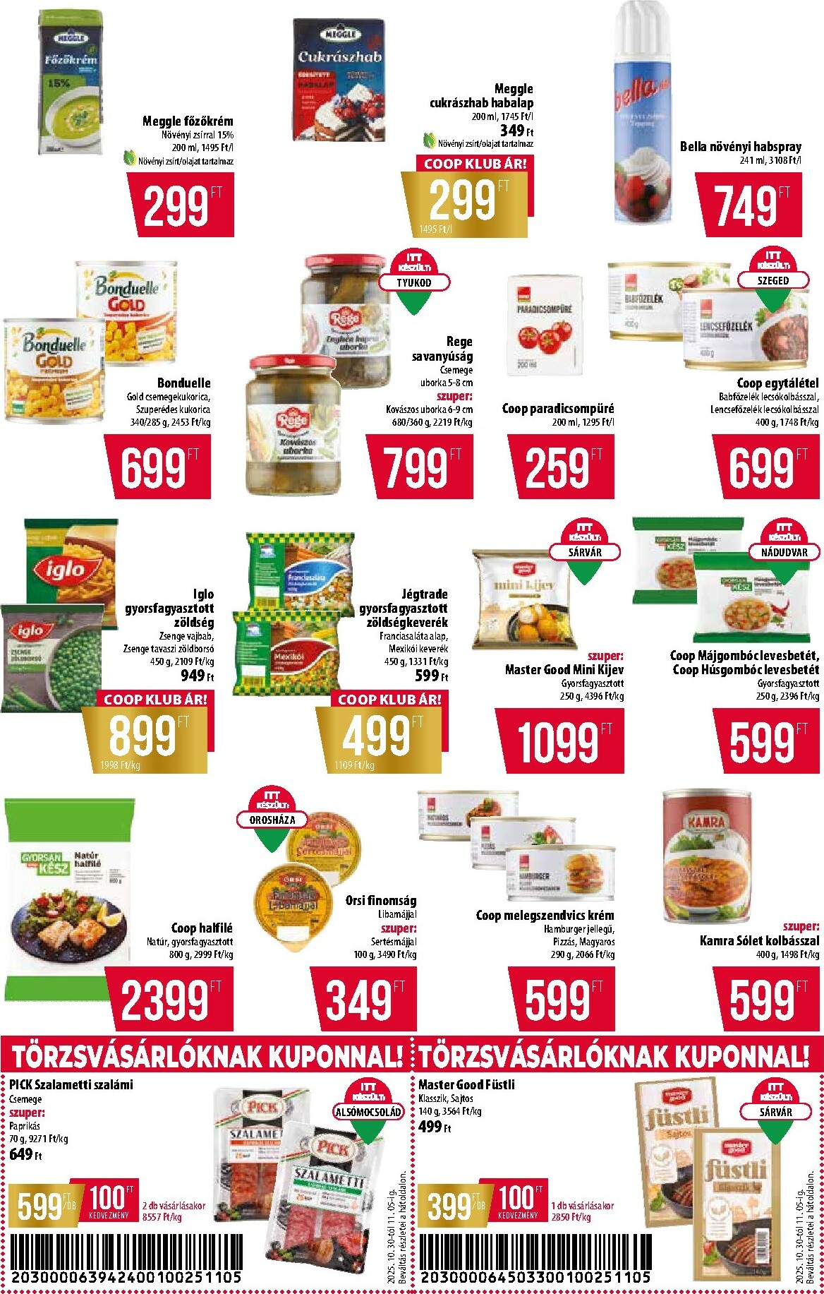 coop - Coop - Alföld Abc-Szuper akciós újság, érvényes 10.30. - 11.05. - page: 5