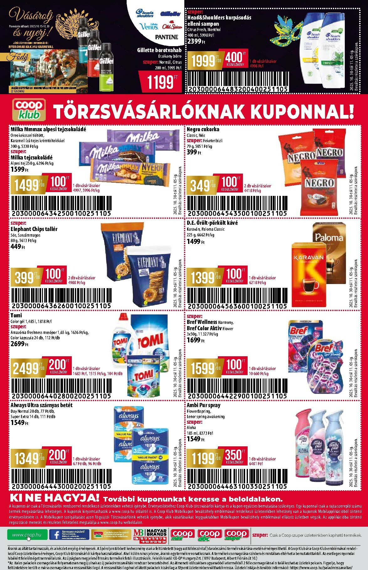 coop - Coop - Alföld Abc-Szuper akciós újság, érvényes 10.30. - 11.05. - page: 12