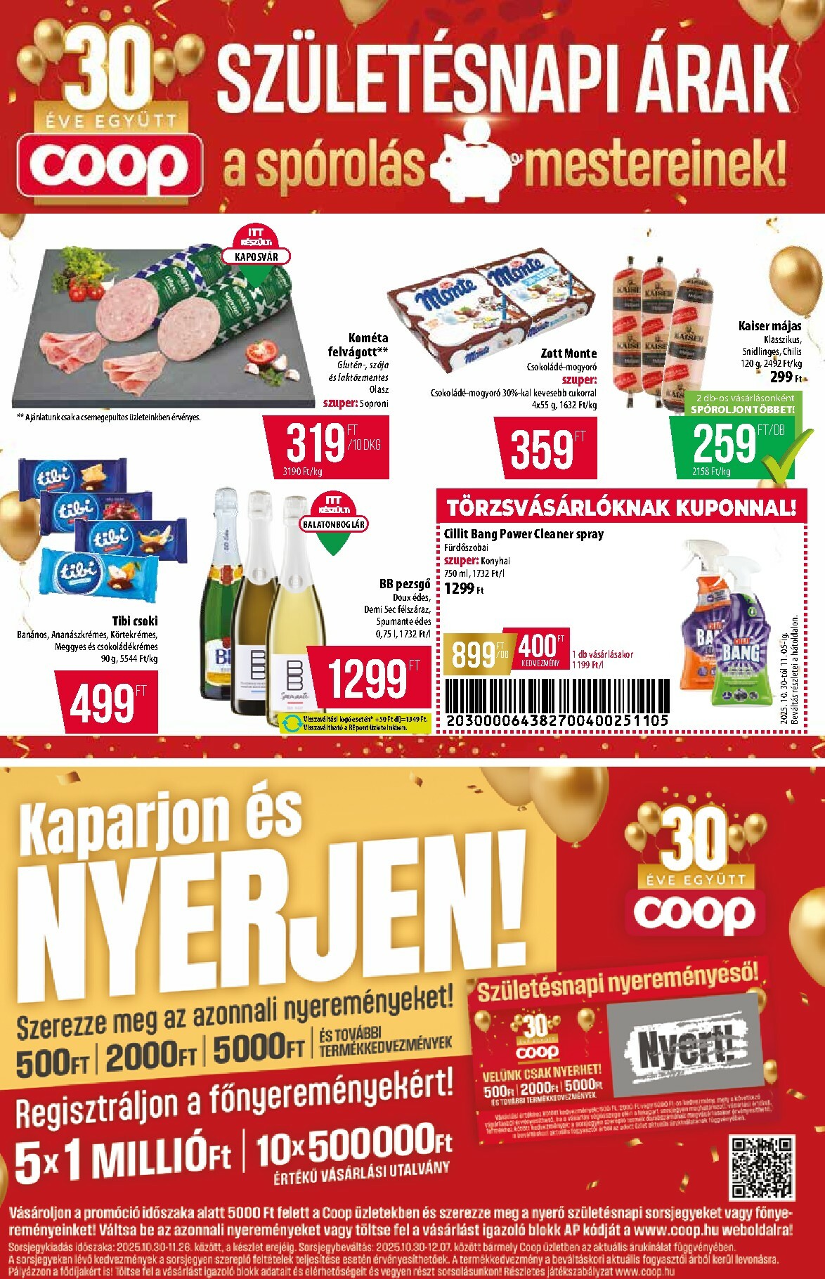 coop - Coop - Alföld Abc-Szuper akciós újság, érvényes 10.30. - 11.05. - page: 3