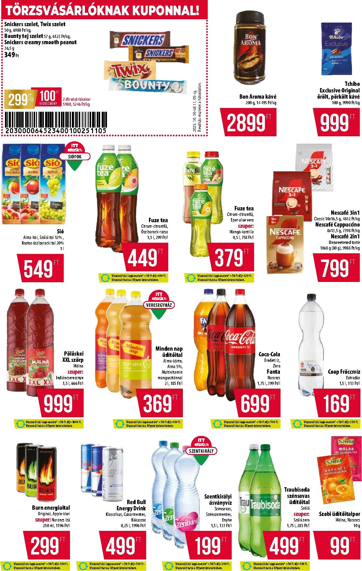 coop - Coop - Alföld Abc-Szuper akciós újság, érvényes 10.30. - 11.05. - page: 10