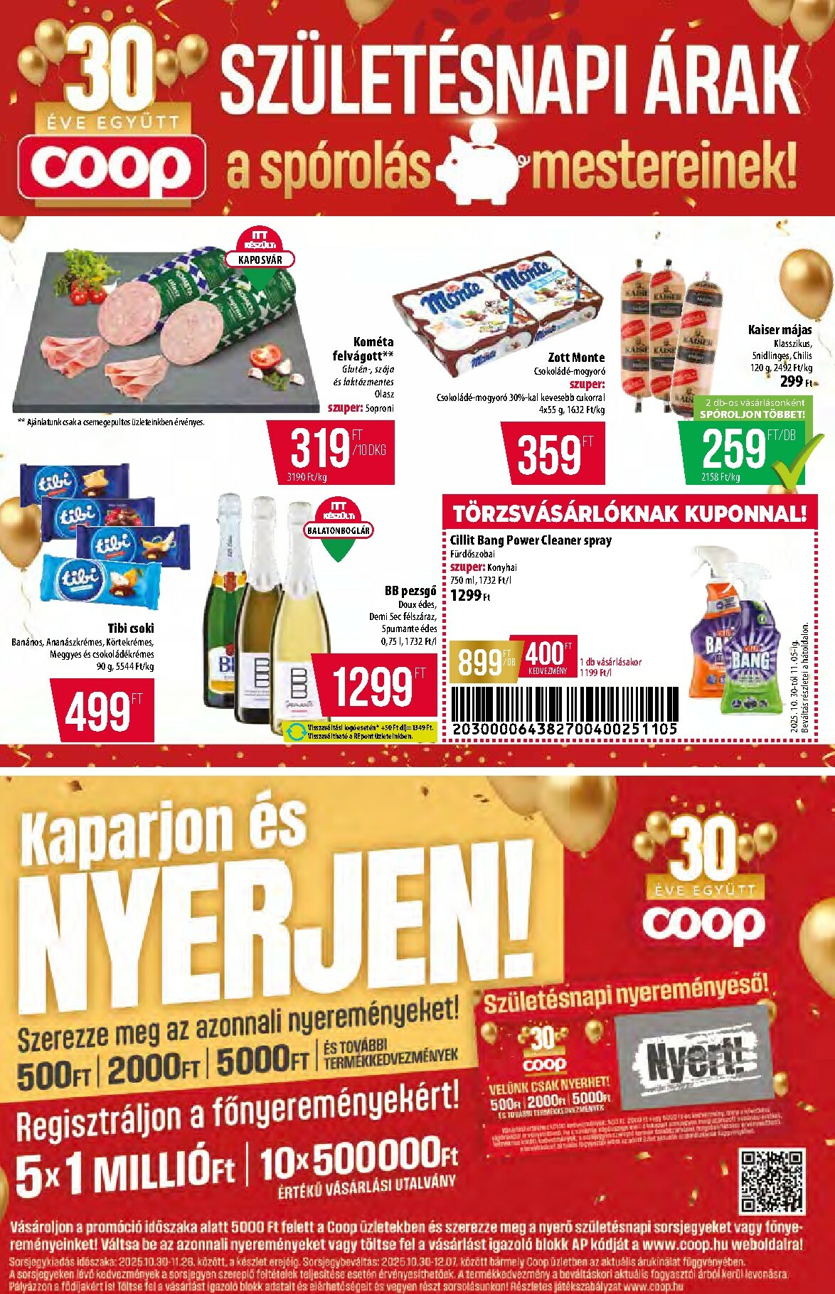 coop - Coop - Abc-Szuper akciós újság, érvényes 10.30. - 11.05. - page: 4