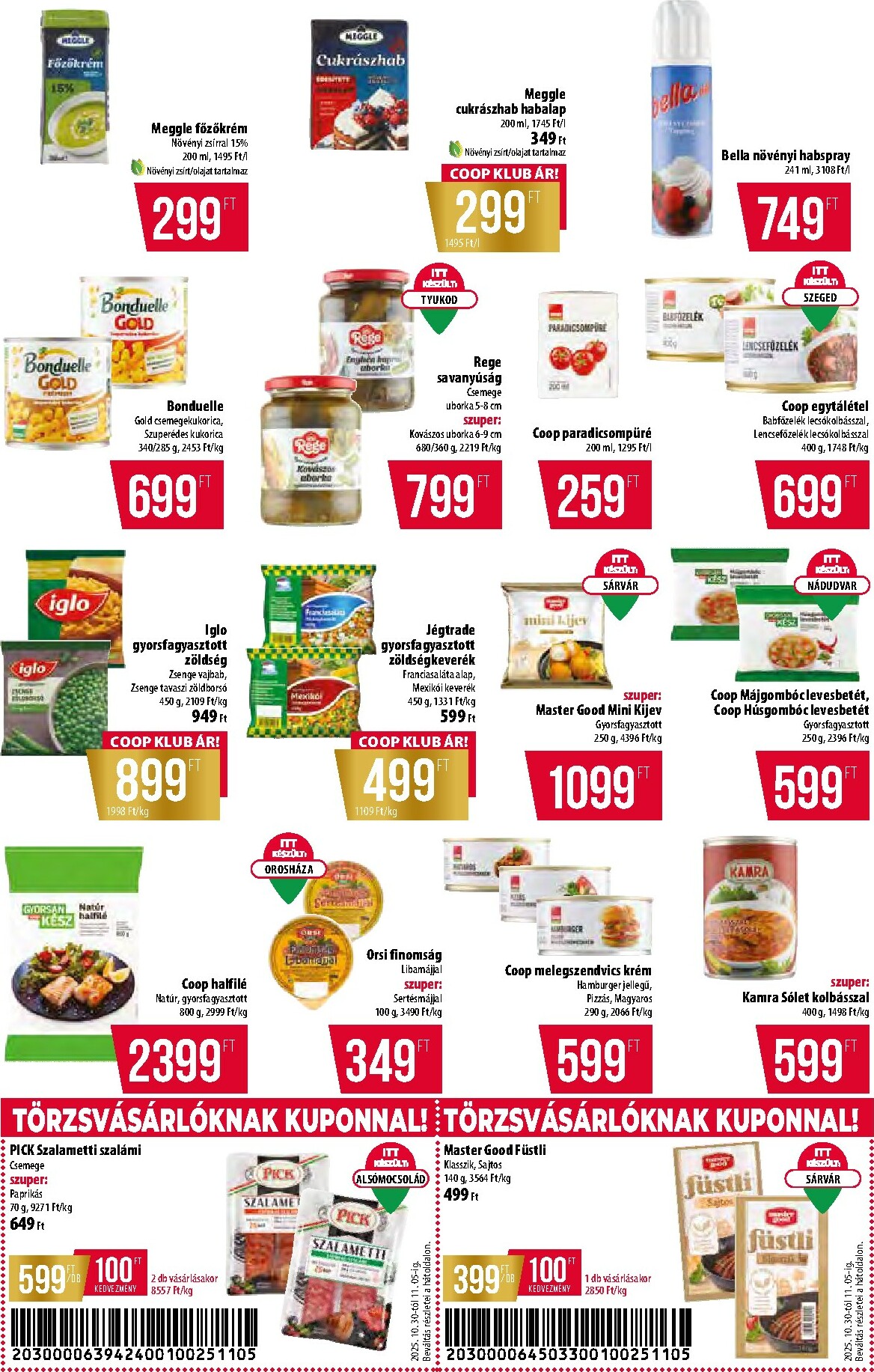 coop - Coop - Abc-Szuper akciós újság, érvényes 10.30. - 11.05. - page: 5