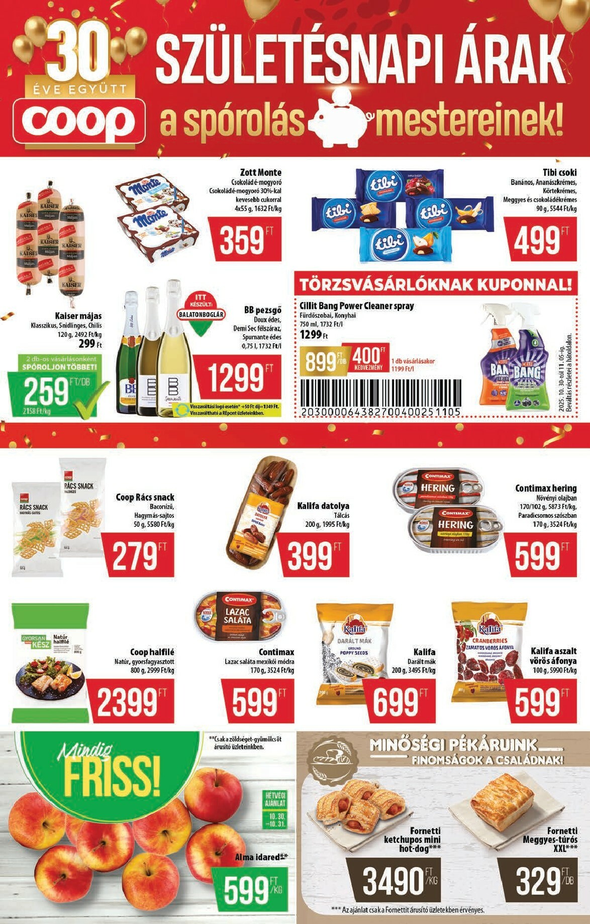 coop - Coop - Szuper Plusz Tisza akciós újság, érvényes 10.30. - 11.05. - page: 4