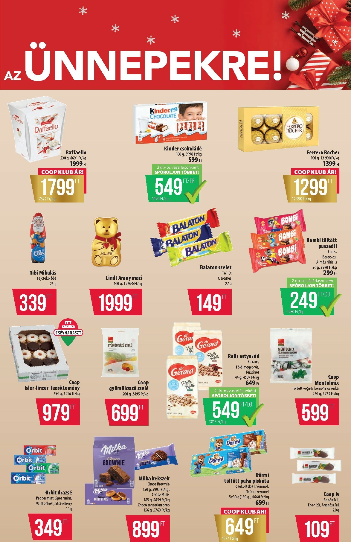 coop - Coop - Szuper Plusz Alföld akciós újság, érvényes 11.06. - 11.12. - page: 11