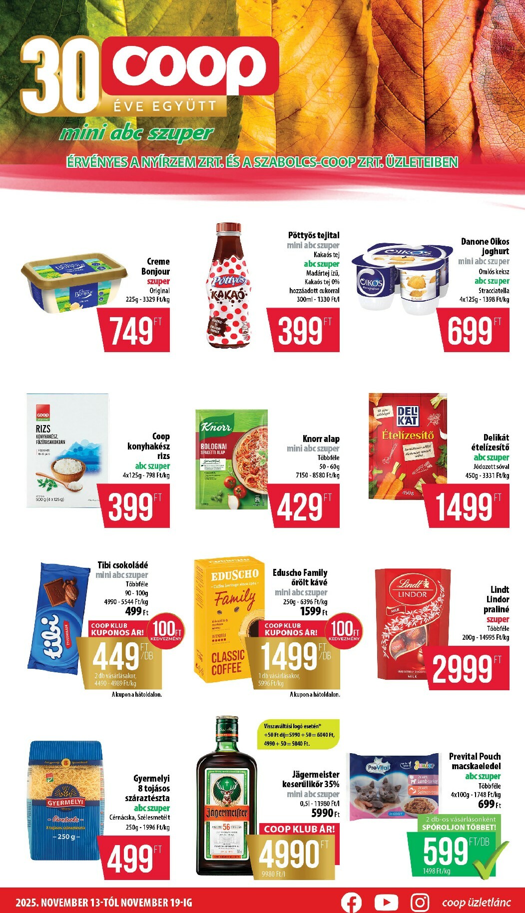 coop - Coop - Mini Abc Szuper akciós újság, érvényes 11.13. - 11.19.
