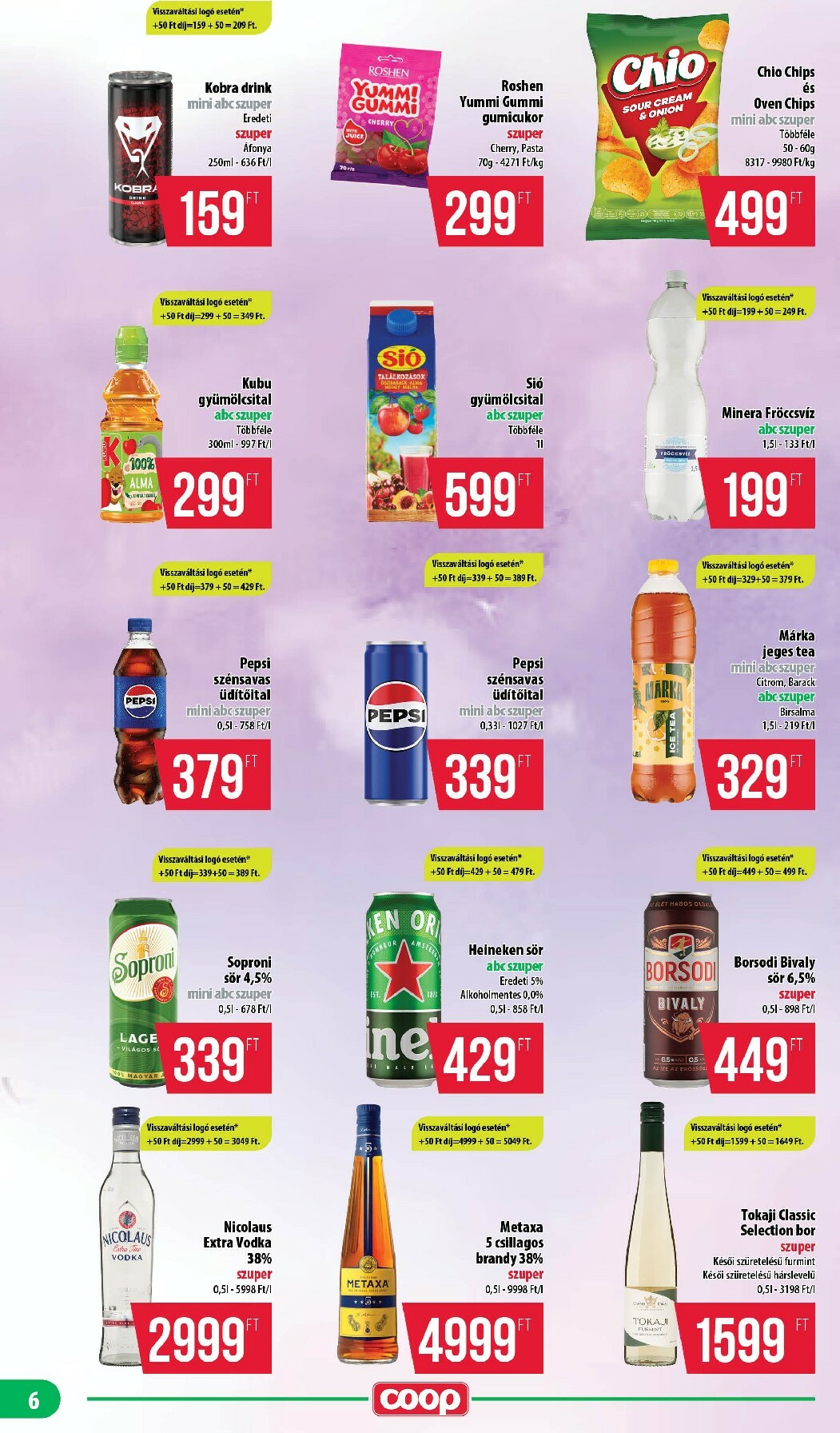 coop - Coop - Mini Abc Szuper akciós újság, érvényes 11.13. - 11.19. - page: 6