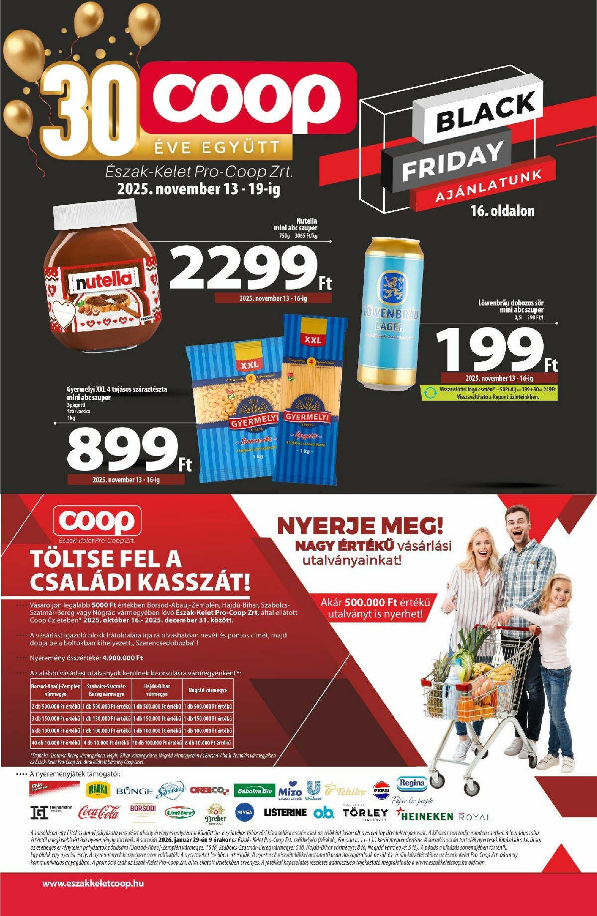 coop - Coop - Eszak-Kelet Black Friday akciós újság, érvényes 11.13. - 11.19.